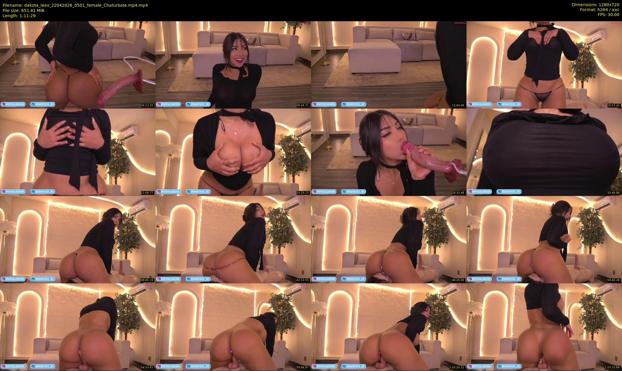 dakota_leex — 72 minute Chaturbate female cam show recording, 720p, Apr 22, 2026