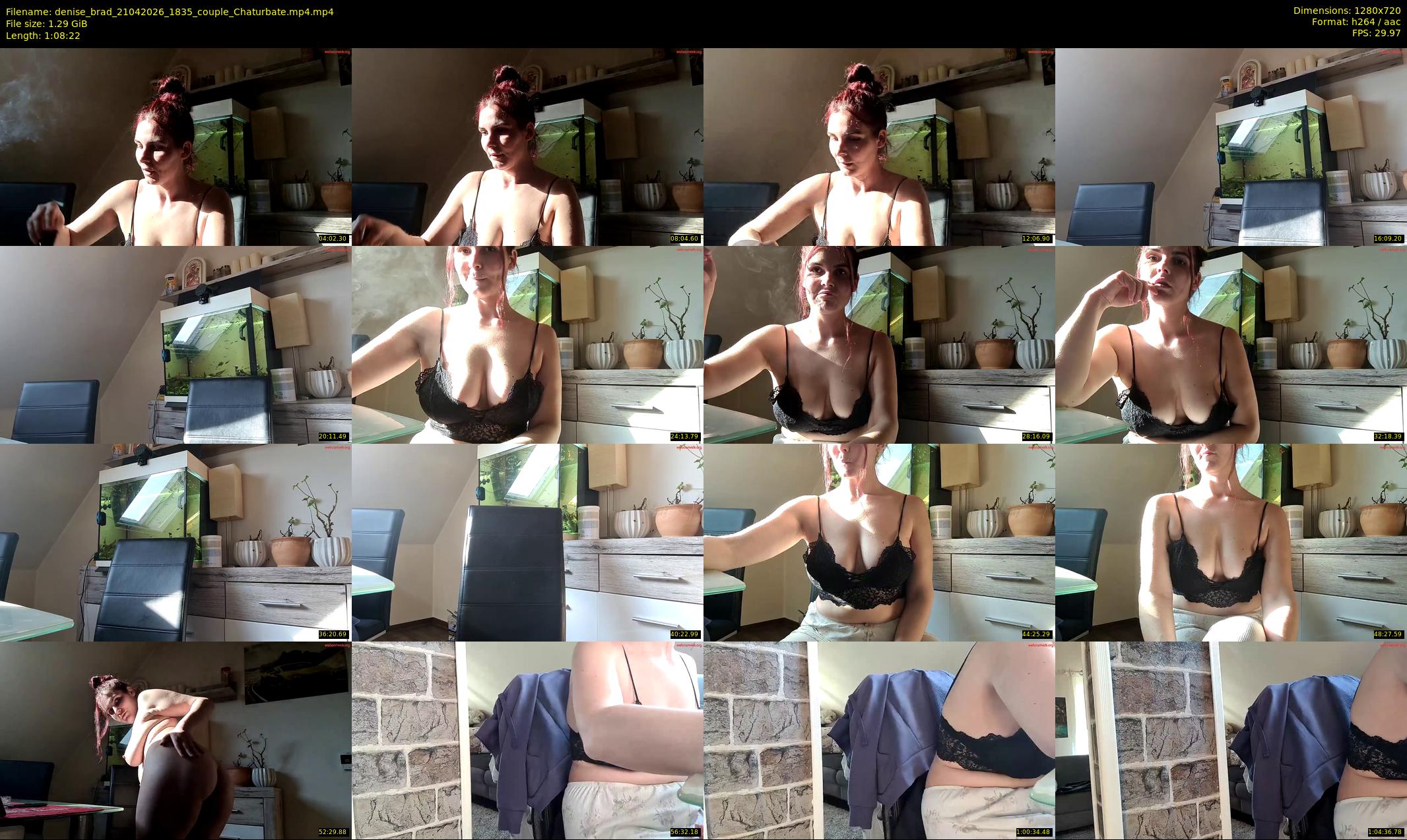 denise_brad — 69 minute Chaturbate couple cam show recording, 720p, Apr 21, 2026