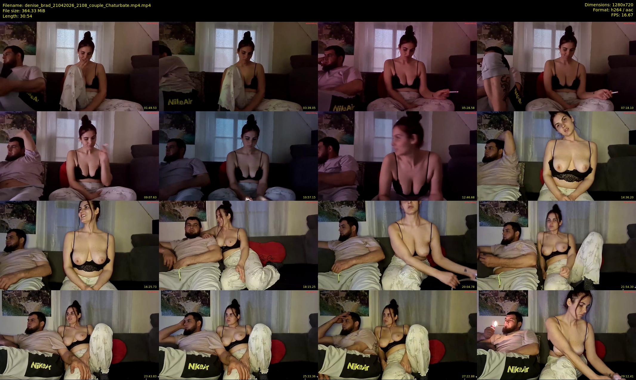 denise_brad — 31 minute Chaturbate couple cam show recording, 720p, Apr 21, 2026