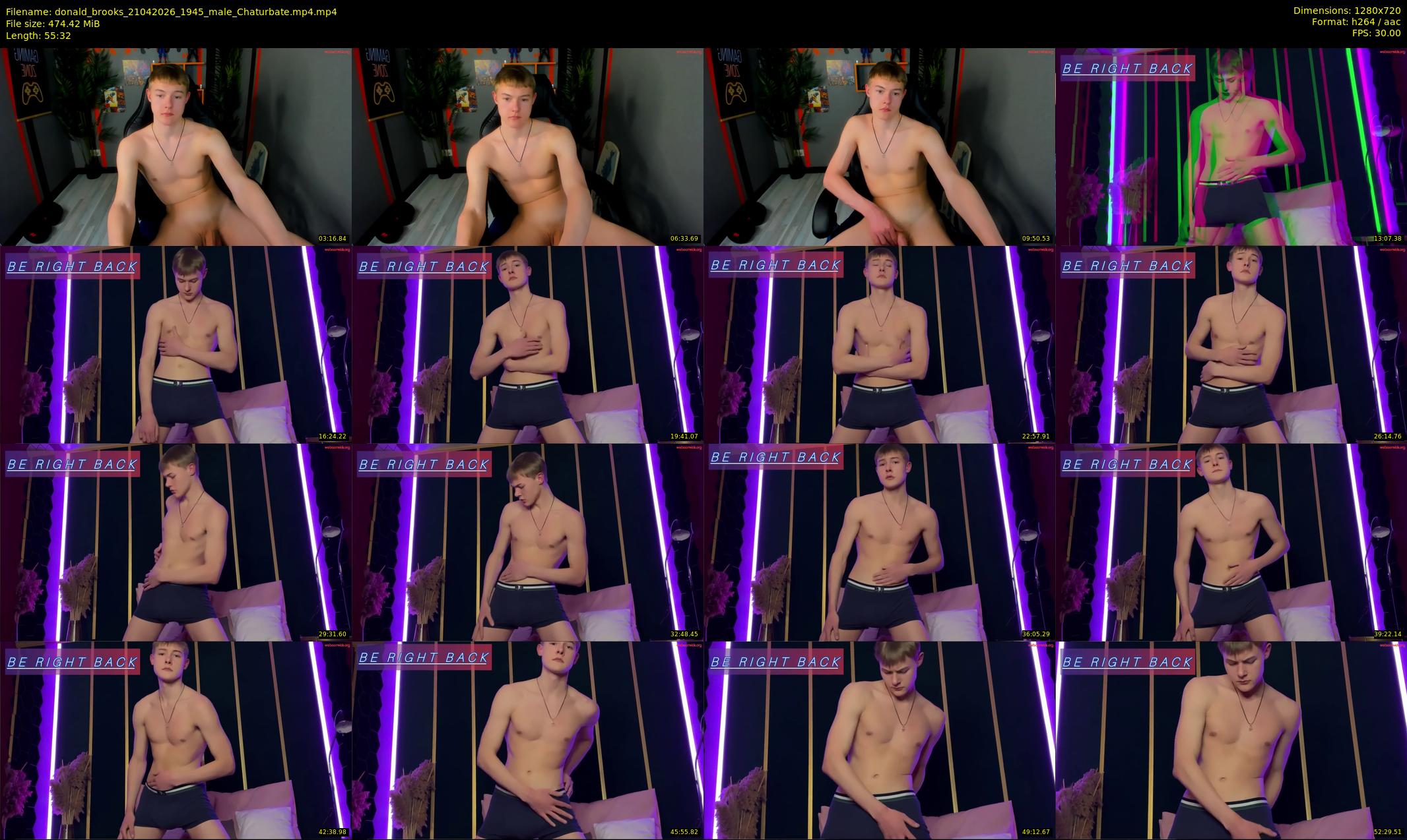 donald_brooks — 56 minute Chaturbate male cam show recording, 720p, Apr 21, 2026