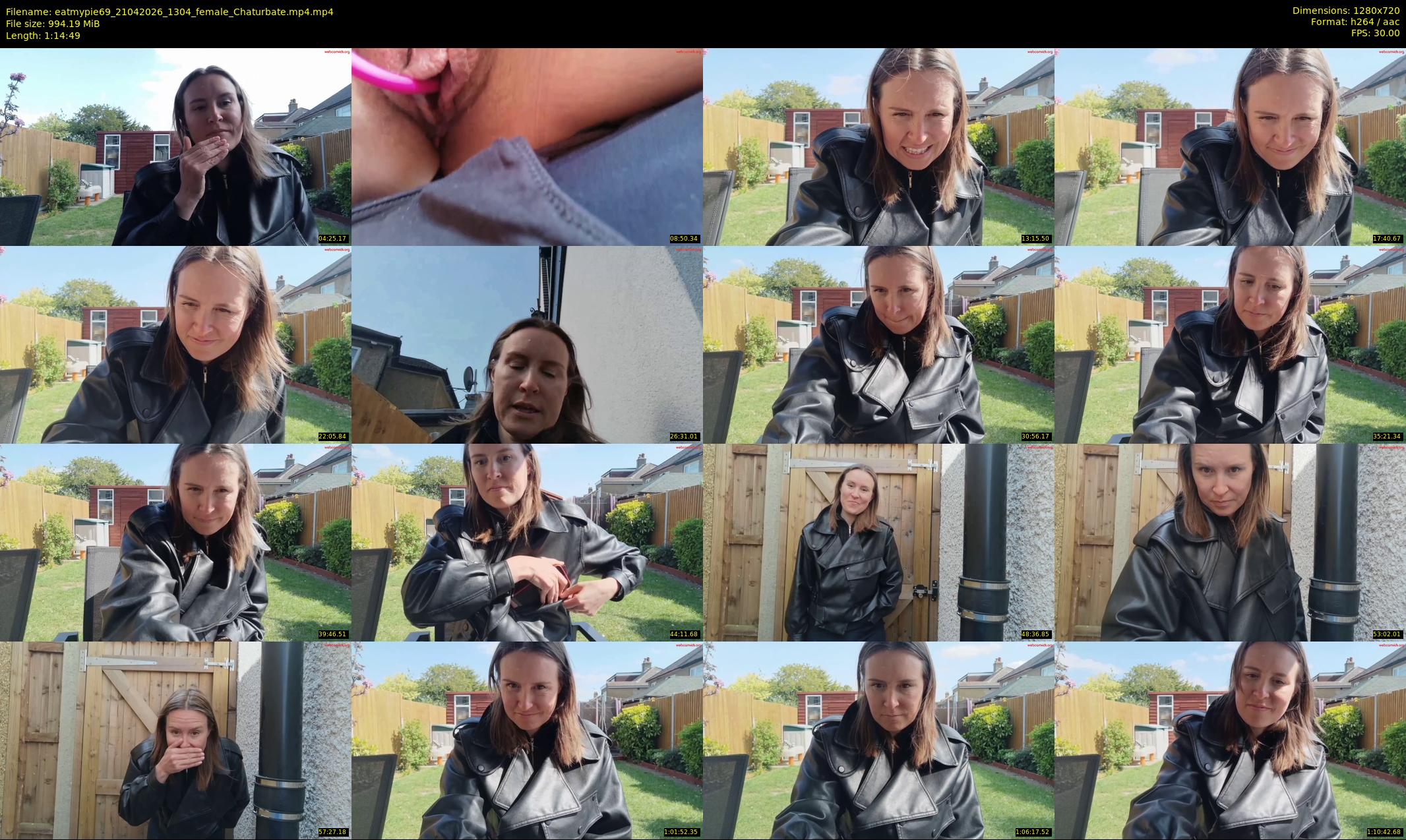 eatmypie69 — 75 minute Chaturbate female cam show recording, 720p, Apr 21, 2026