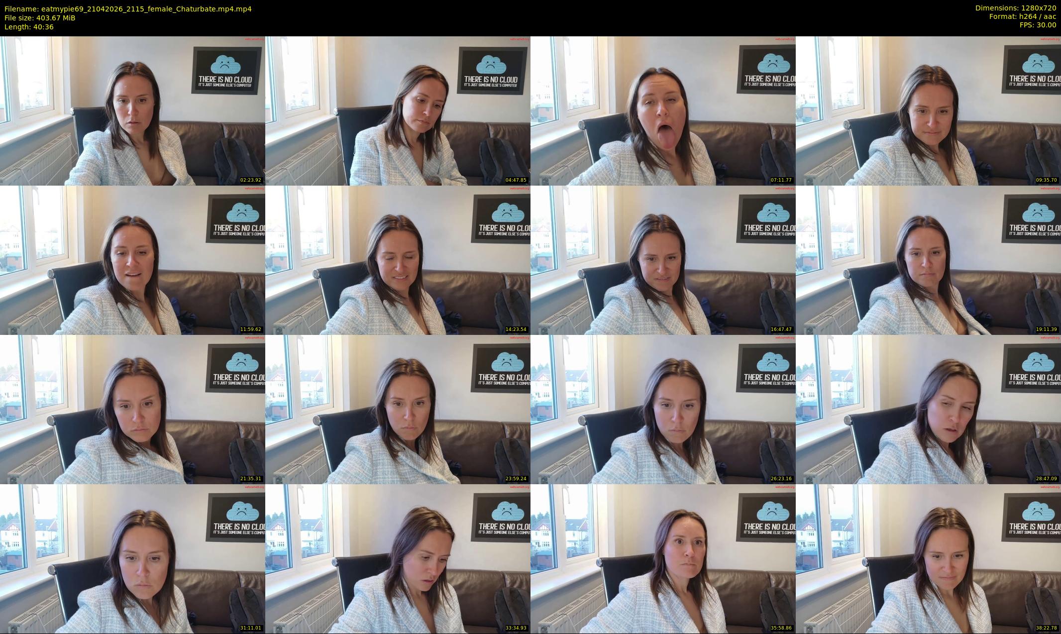 eatmypie69 — 41 minute Chaturbate female cam show recording, 720p, Apr 21, 2026