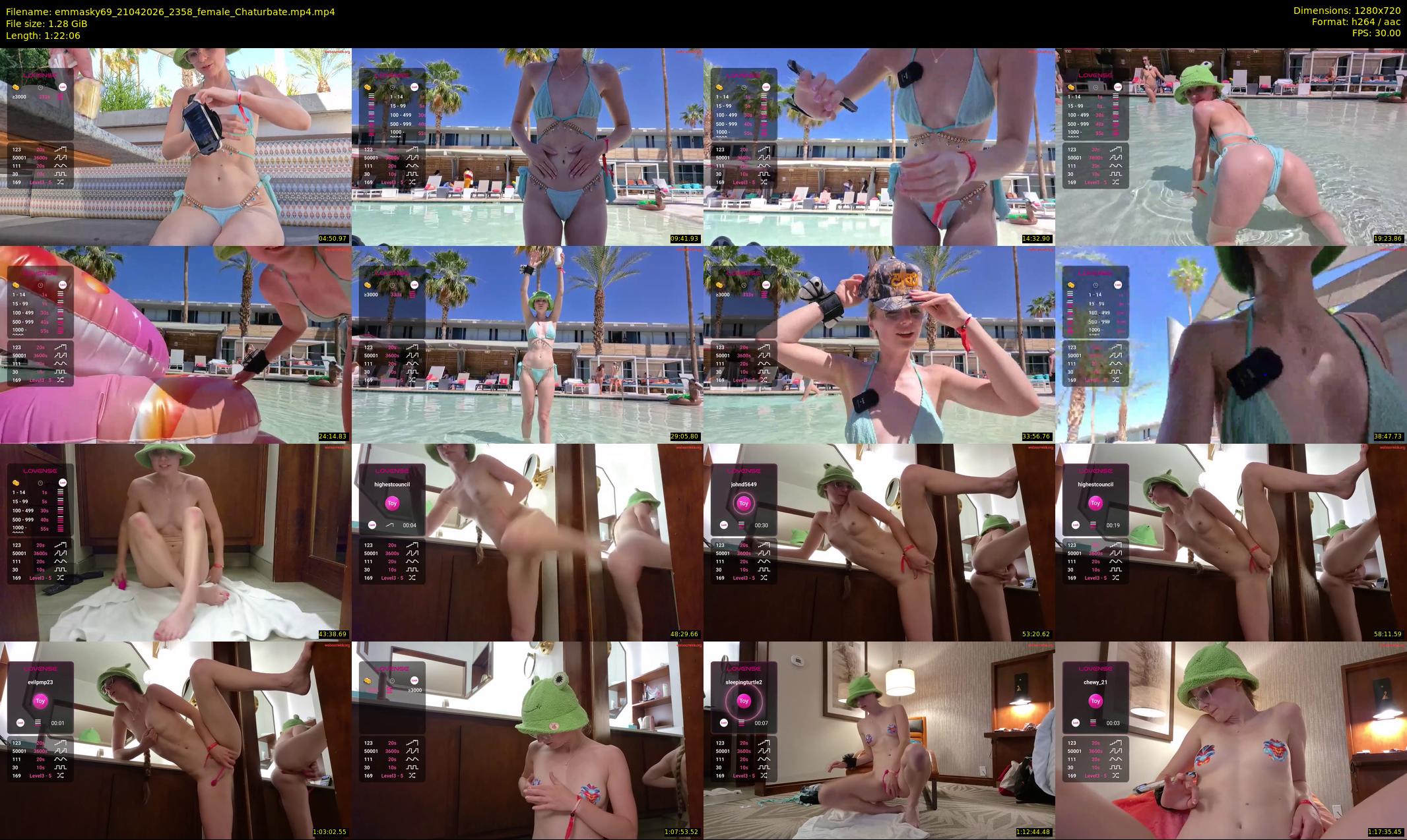 emmasky69 — 83 minute Chaturbate female cam show recording, 720p, Apr 21, 2026