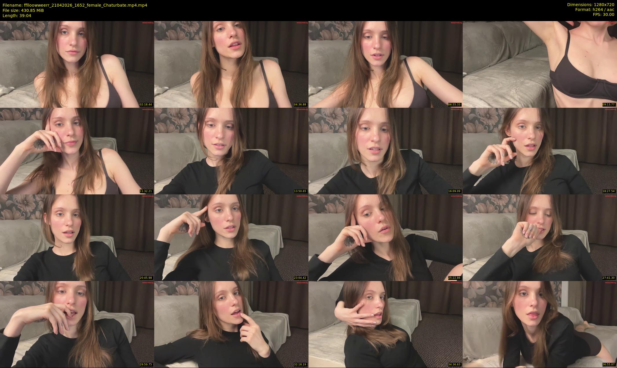 fflloowweerr — 40 minute Chaturbate couple cam show recording, 720p, Apr 21, 2026