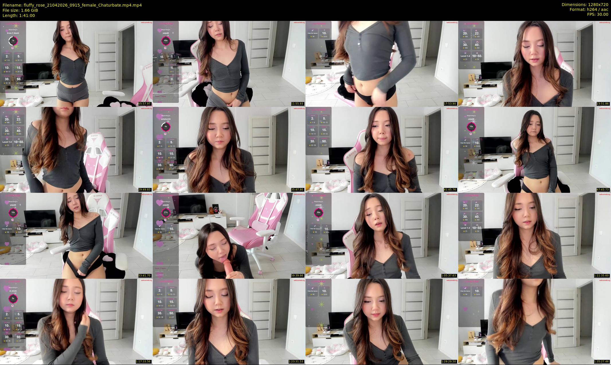 fluffy_rose — 101 minute Chaturbate female cam show recording, 720p, Apr 21, 2026