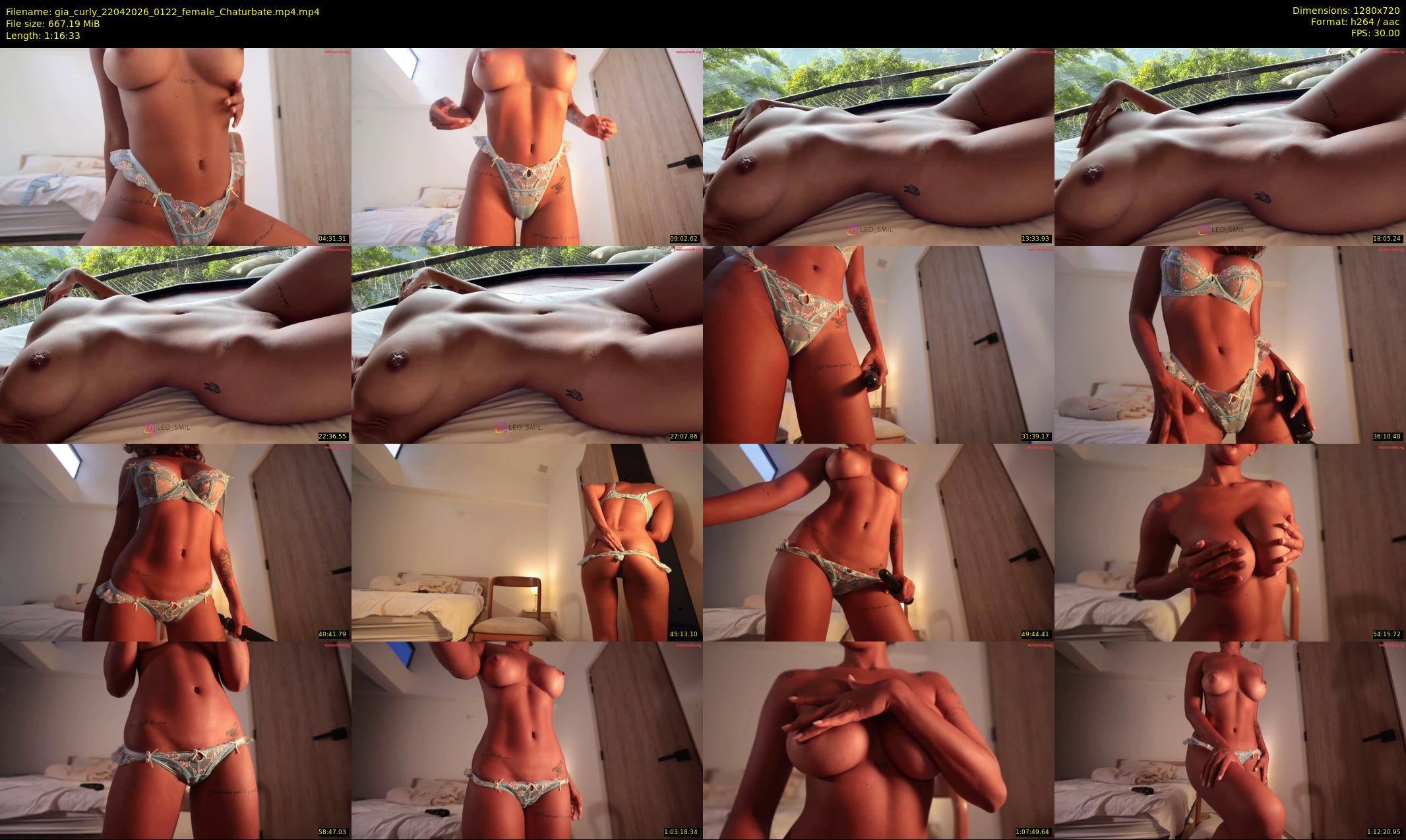 gia_curly — 77 minute Chaturbate female cam show recording, 720p, Apr 22, 2026