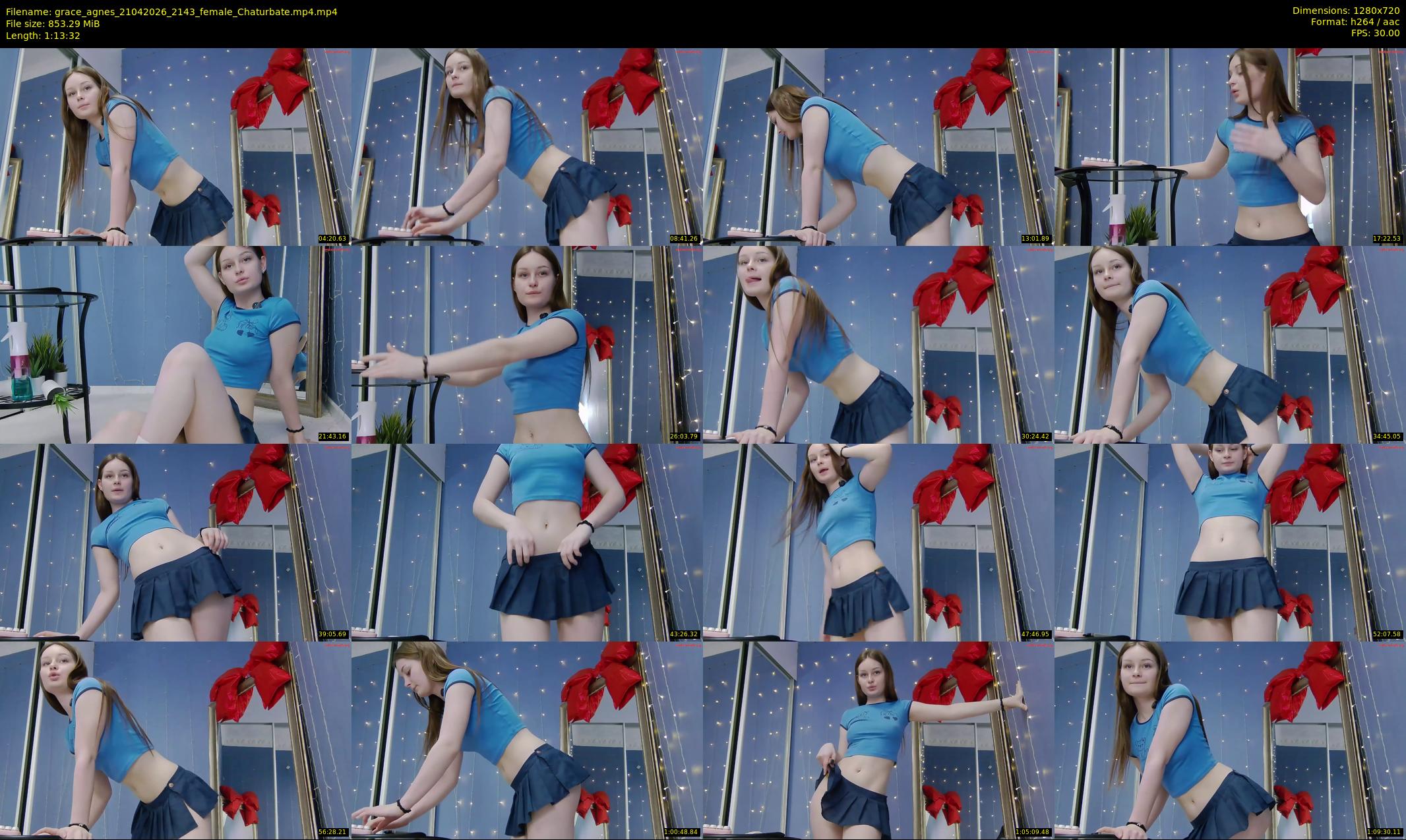 grace_agnes — 74 minute Chaturbate female cam show recording, 720p, Apr 21, 2026