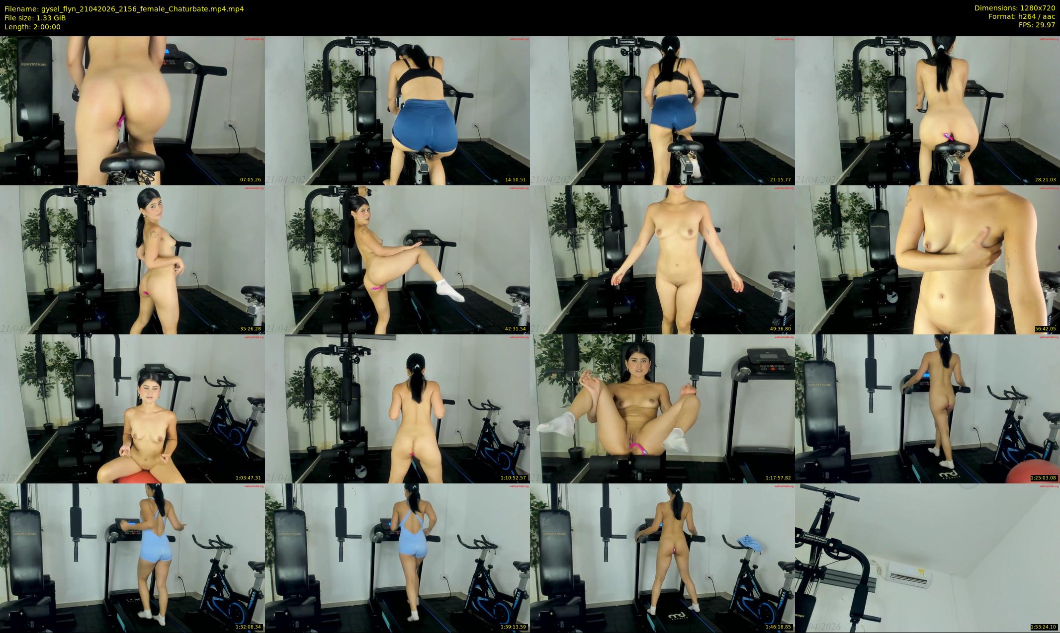 gysel_flyn — 120 minute Chaturbate female cam show recording, 720p, Apr 21, 2026