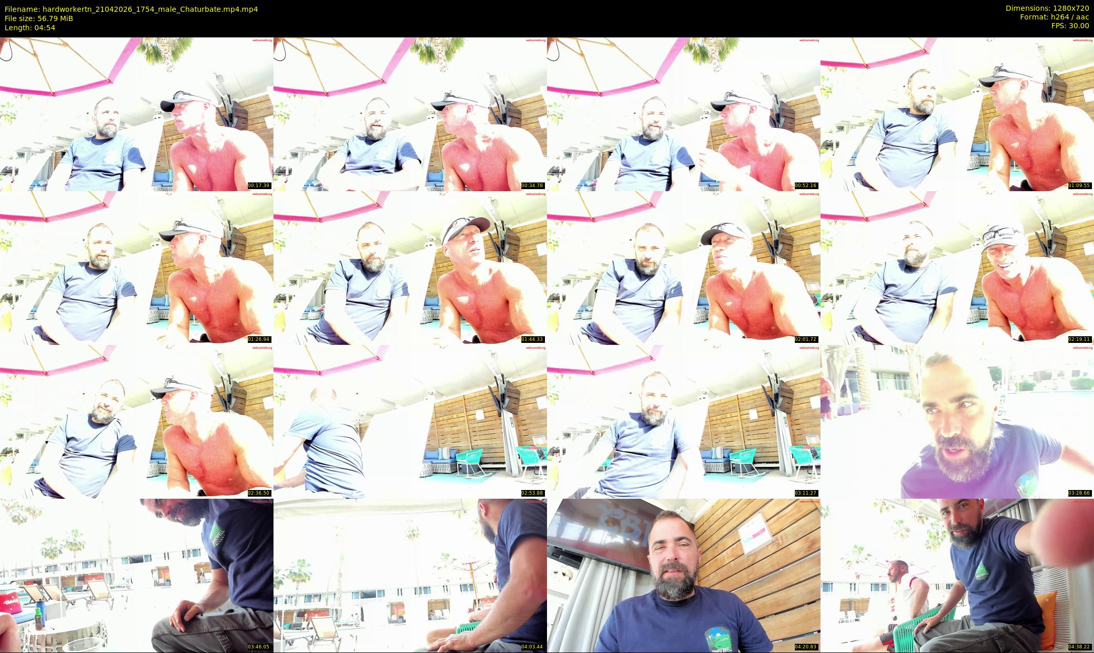 hardworkertn — 5 minute Chaturbate male cam show recording, 720p, Apr 21, 2026
