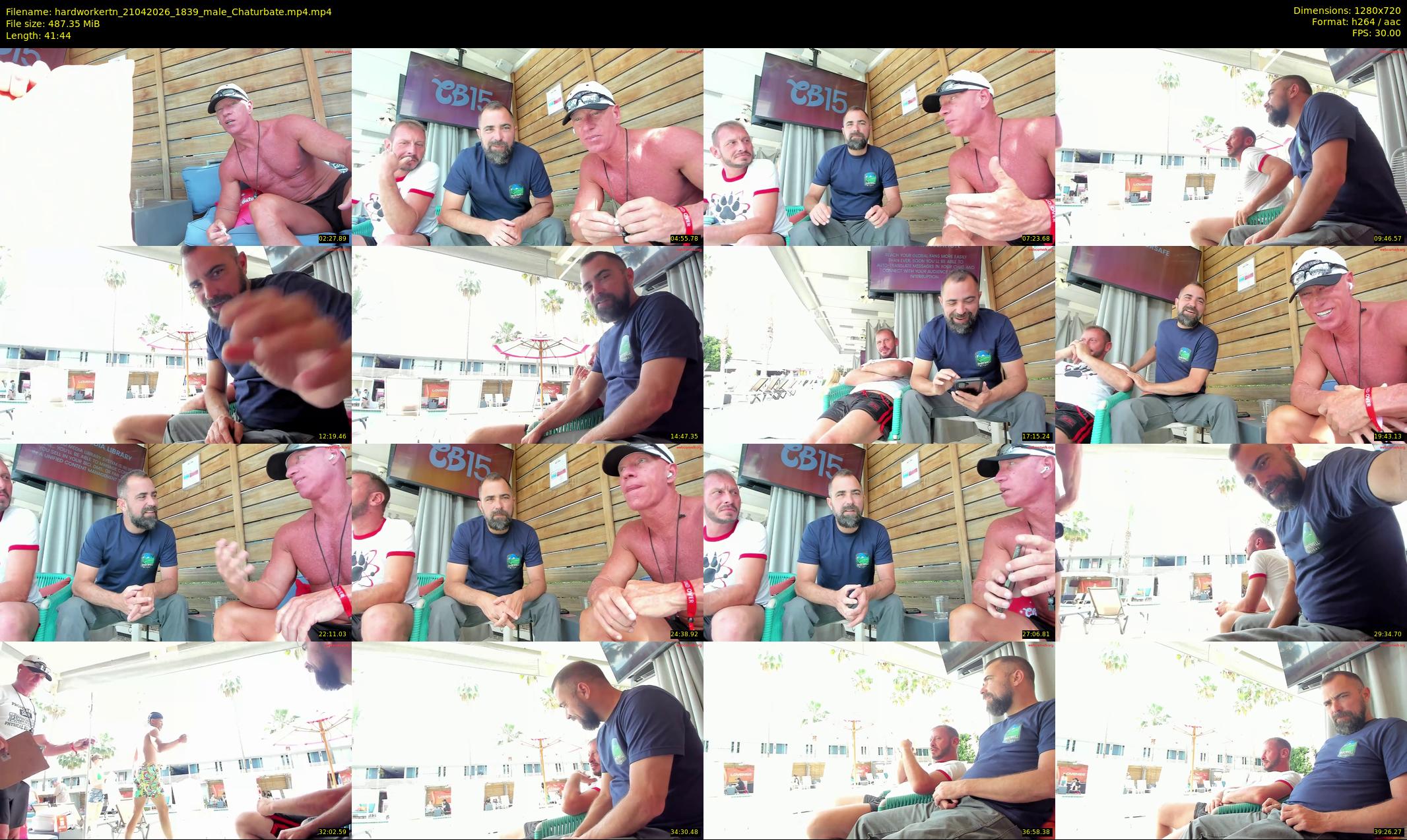 hardworkertn — 42 minute Chaturbate male cam show recording, 720p, Apr 21, 2026