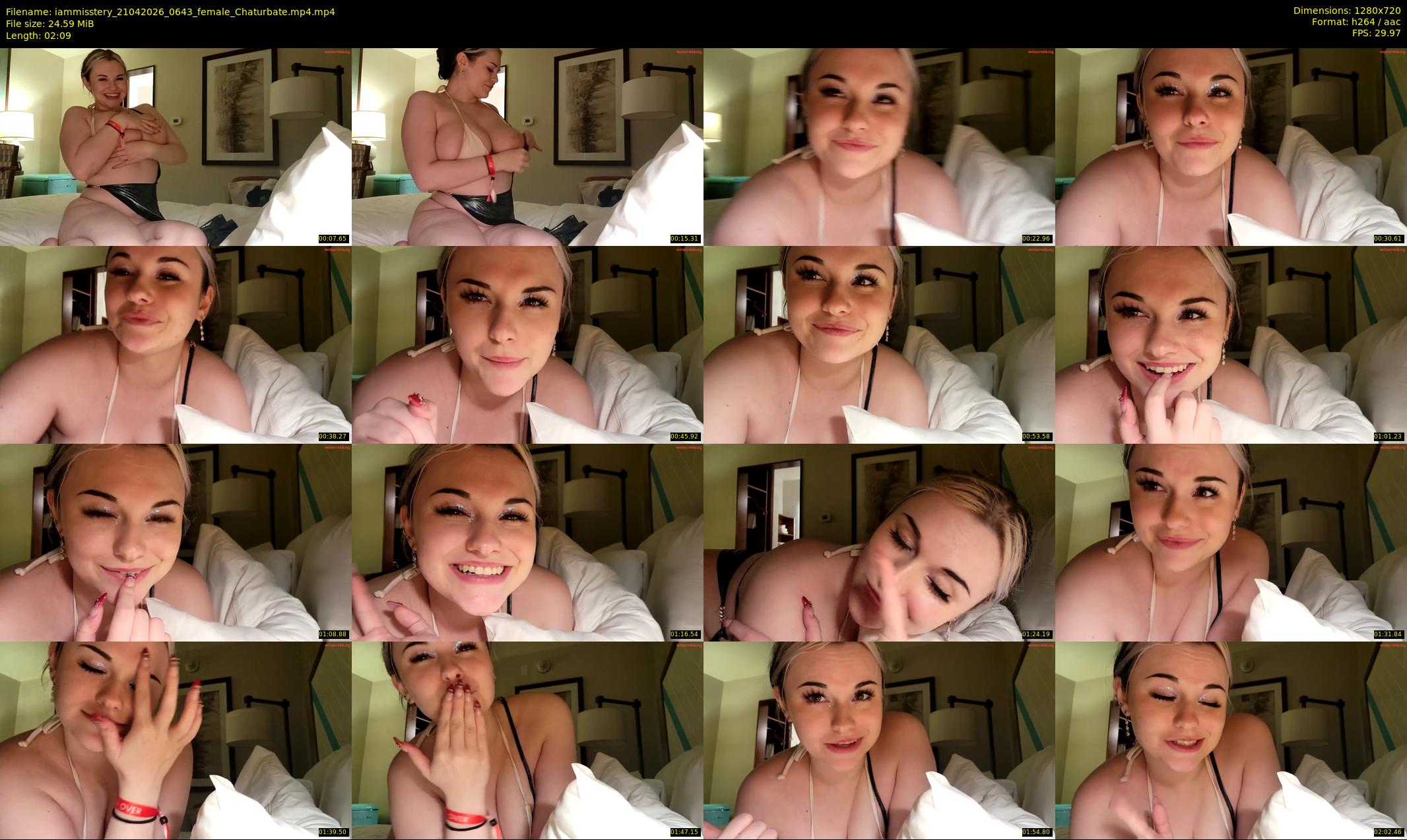 iammisstery — 3 minute Chaturbate female cam show recording, 720p, Apr 21, 2026