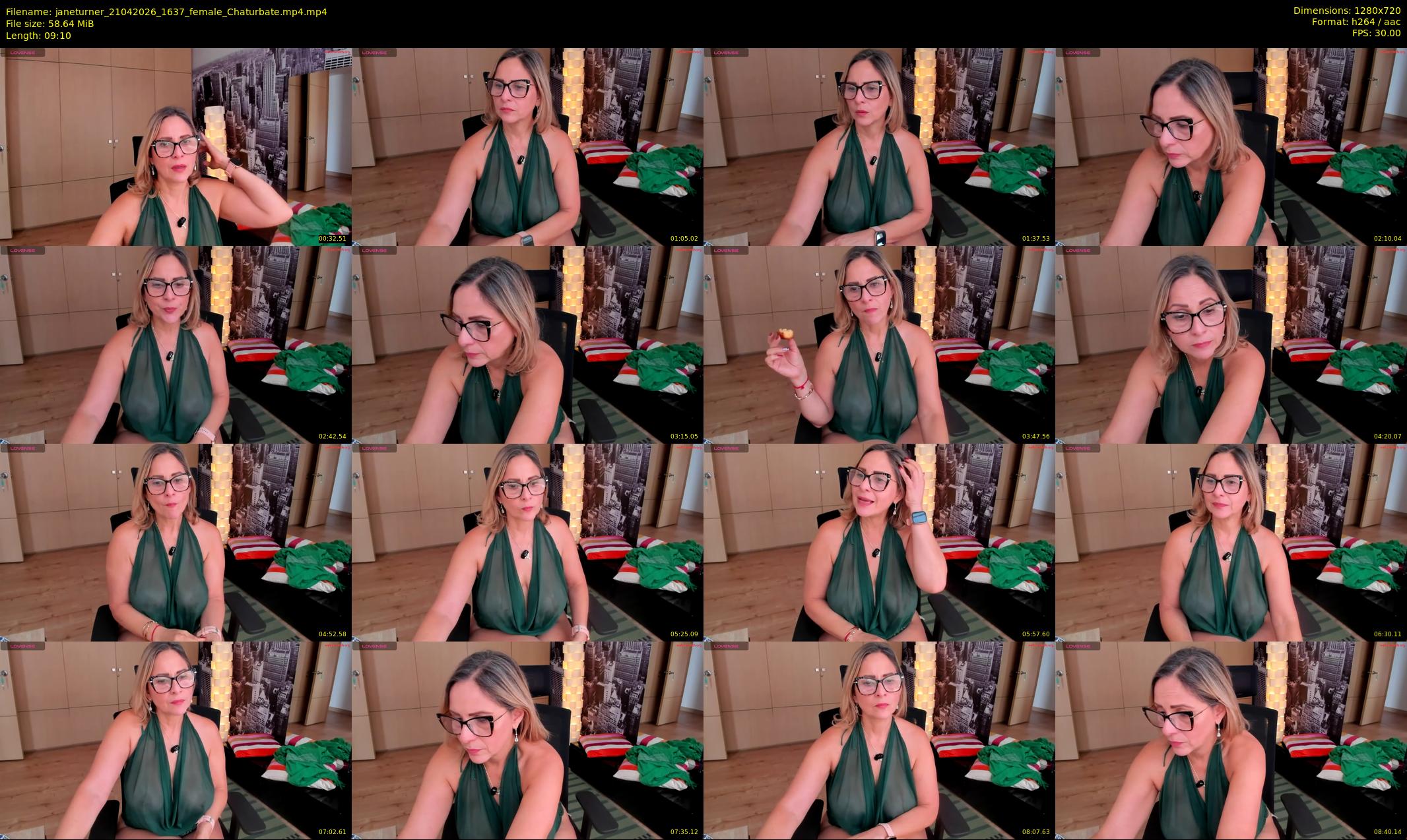 janeturner — 10 minute Chaturbate female cam show recording, 720p, Apr 21, 2026