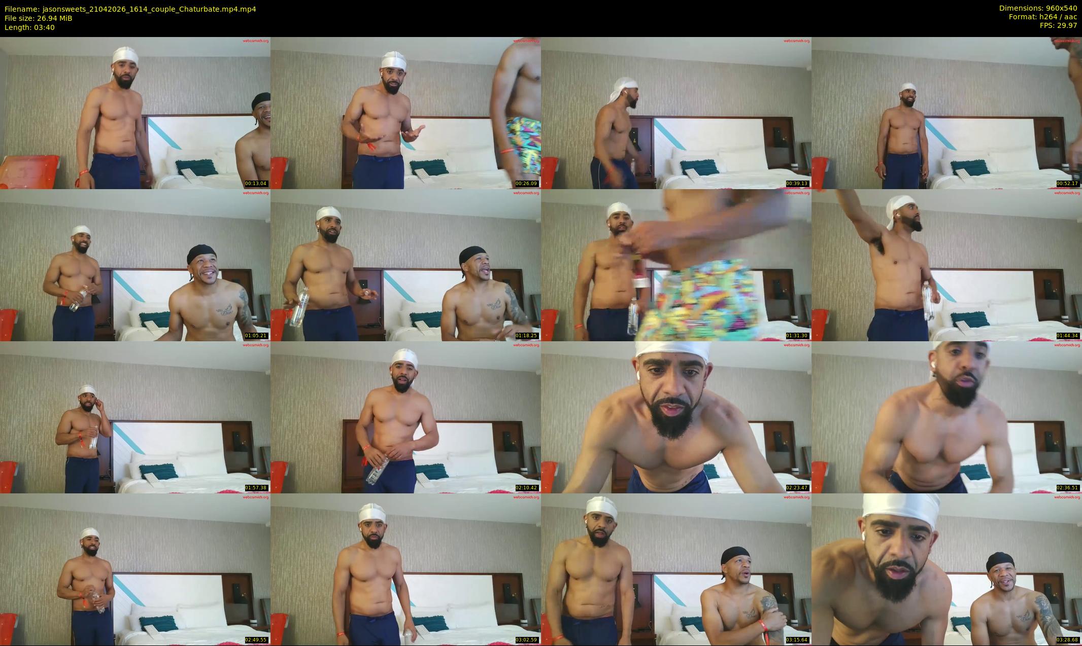 jasonsweets — 4 minute Chaturbate couple cam show recording, 480p, Apr 21, 2026