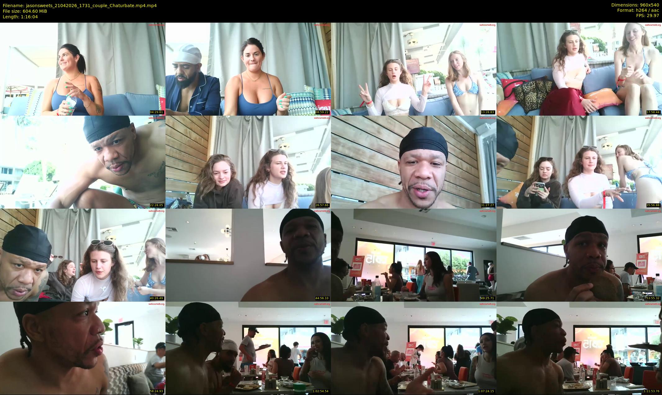 jasonsweets — 77 minute Chaturbate couple cam show recording, 480p, Apr 21, 2026