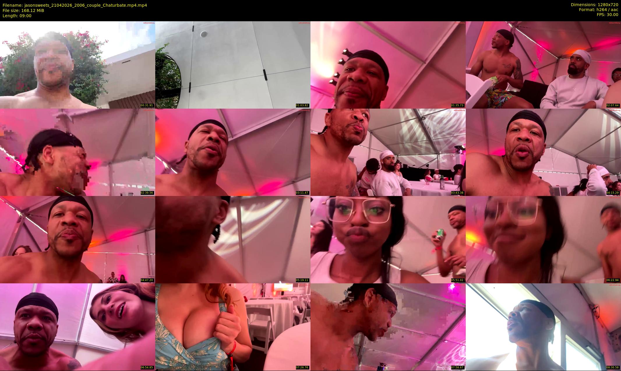jasonsweets — 9 minute Chaturbate couple cam show recording, 720p, Apr 21, 2026
