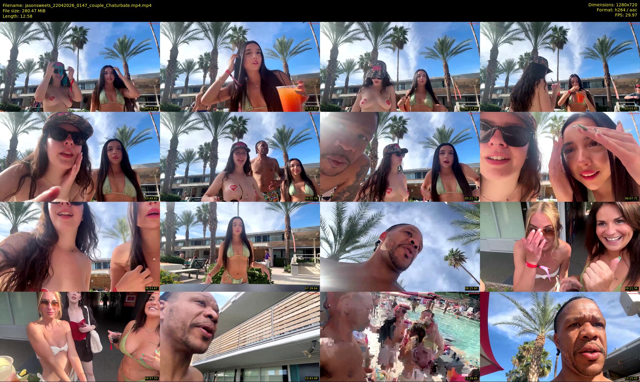 jasonsweets — 13 minute Chaturbate couple cam show recording, 720p, Apr 22, 2026