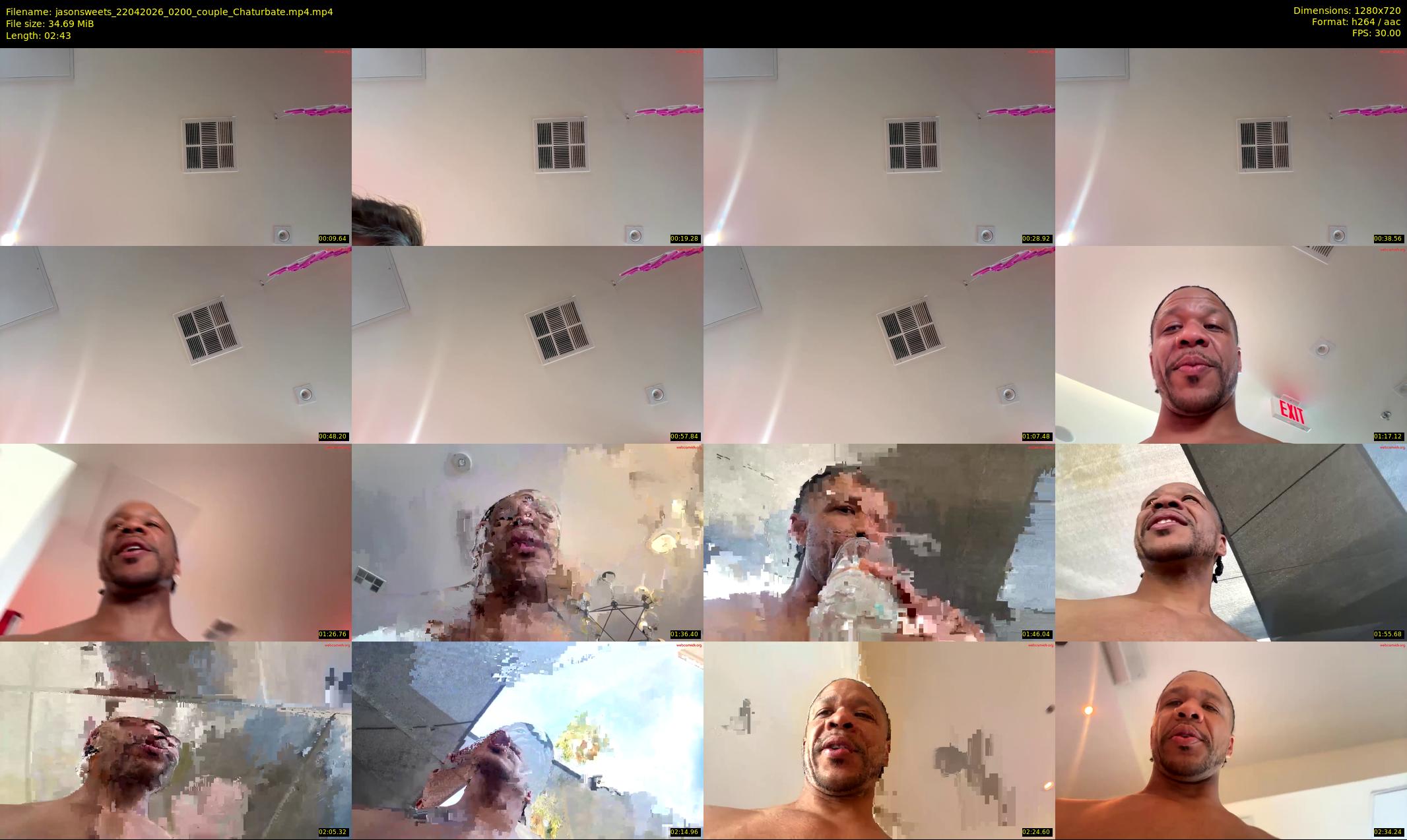 jasonsweets — 3 minute Chaturbate couple cam show recording, 720p, Apr 22, 2026