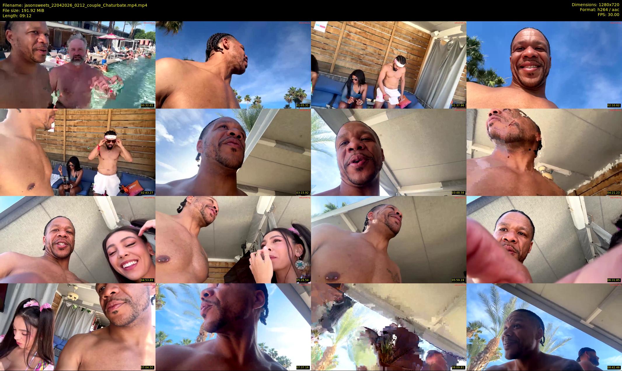 jasonsweets — 10 minute Chaturbate couple cam show recording, 720p, Apr 22, 2026