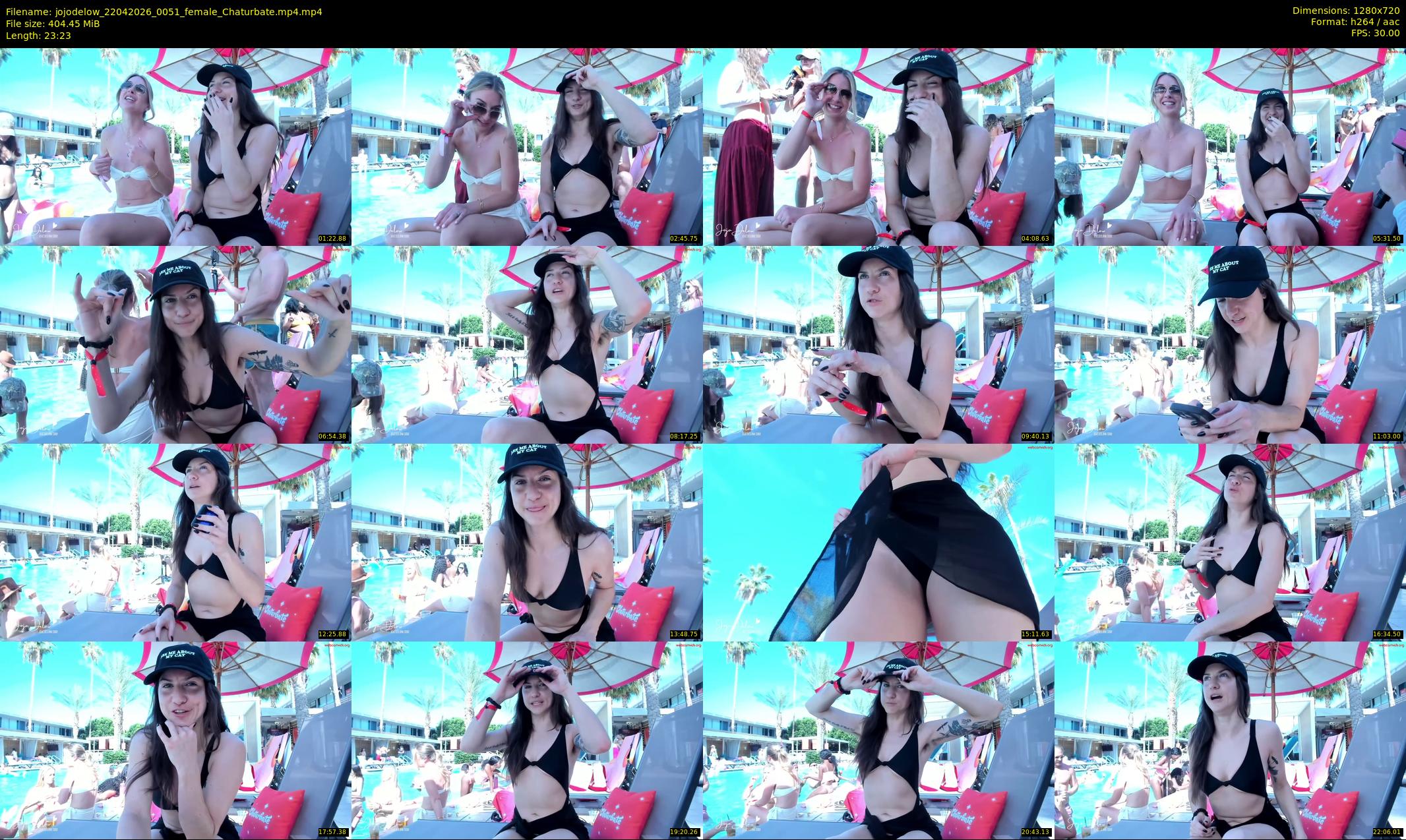 jojodelow — 24 minute Chaturbate female cam show recording, 720p, Apr 22, 2026