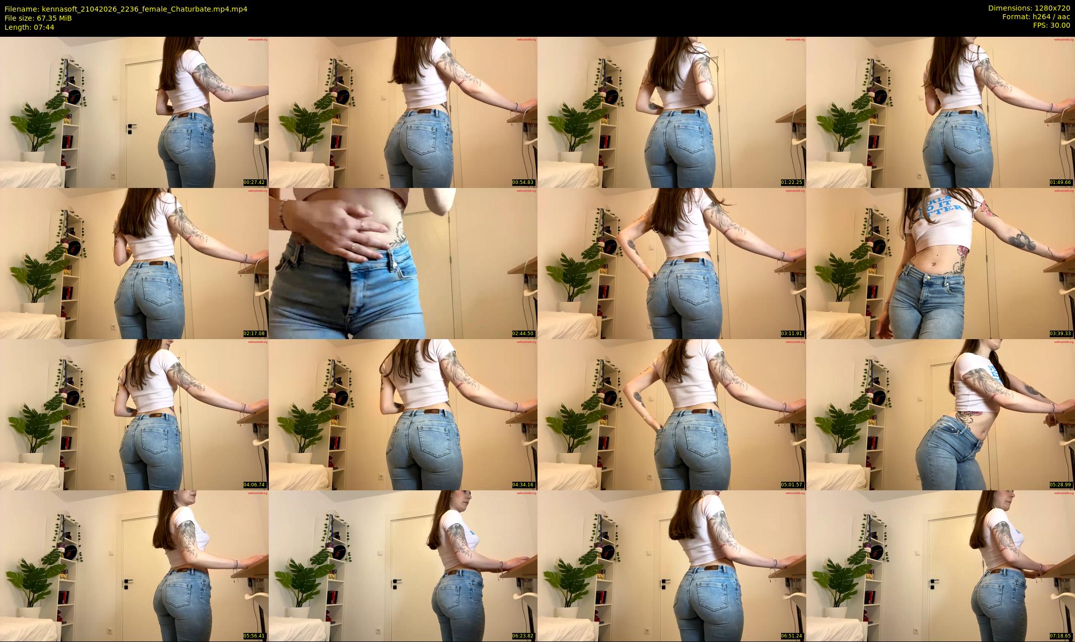 kennasoft — 8 minute Chaturbate female cam show recording, 720p, Apr 21, 2026
