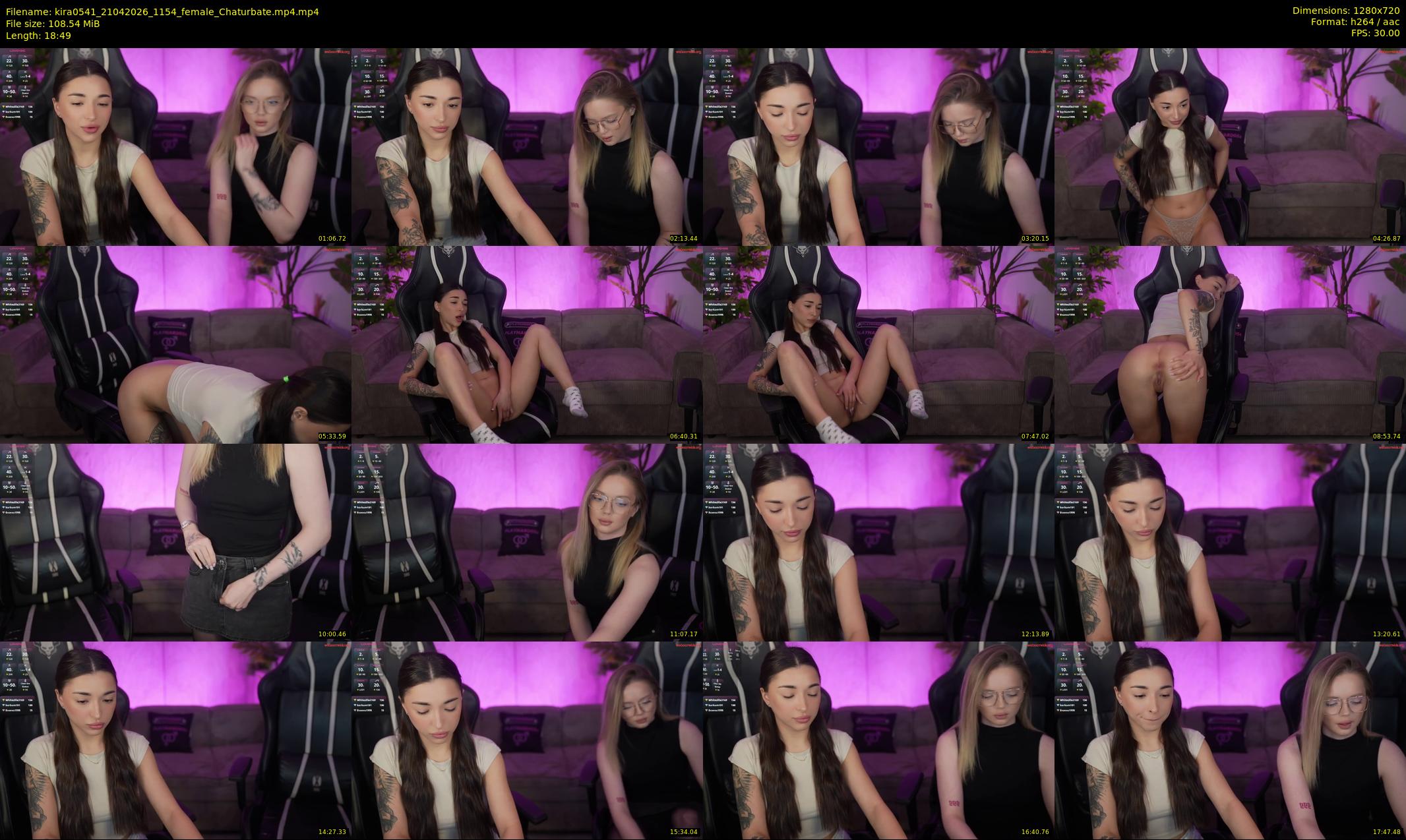 kira0541 — 19 minute Chaturbate couple cam show recording, 720p, Apr 21, 2026