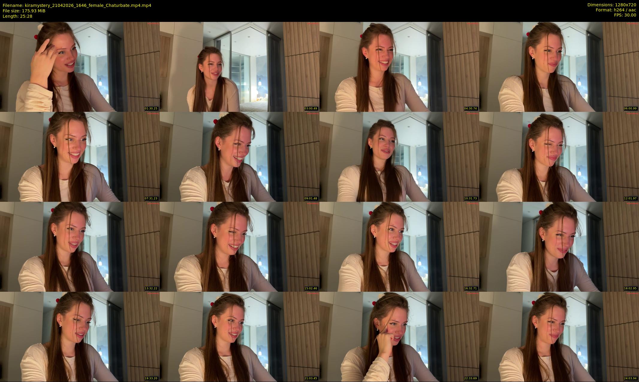 kiramystery — 26 minute Chaturbate female cam show recording, 720p, Apr 21, 2026