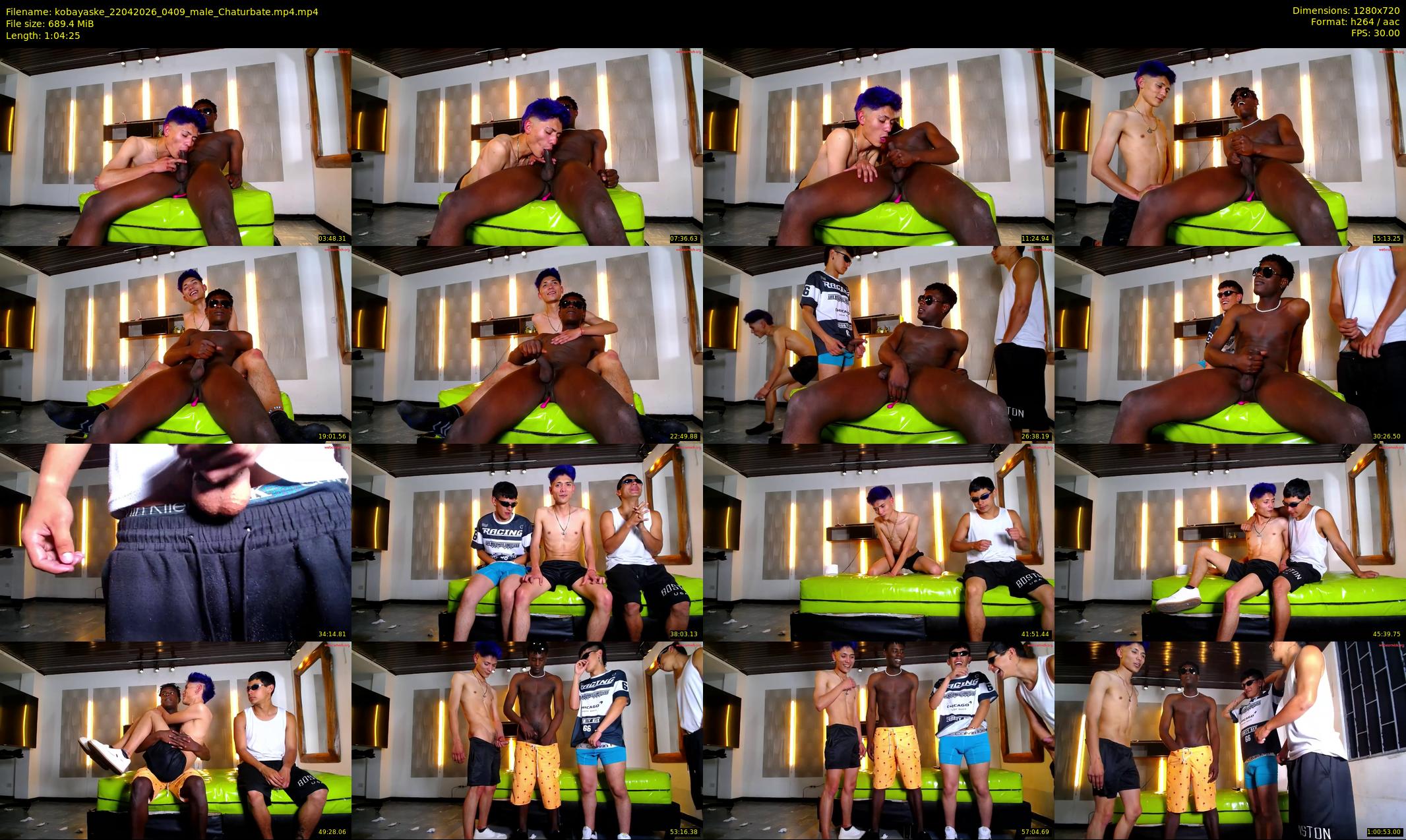 kobayaske — 65 minute Chaturbate male cam show recording, 720p, Apr 22, 2026