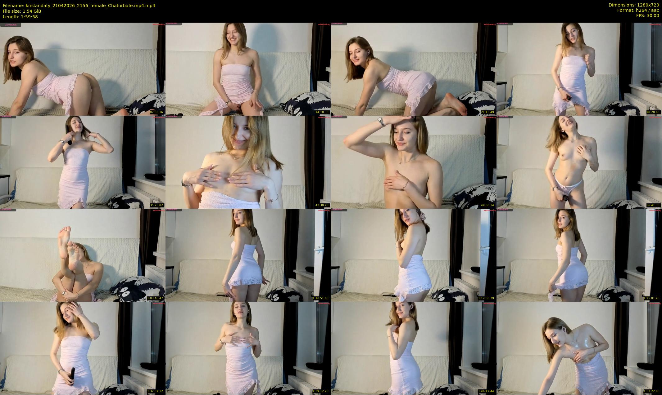 kristandaty — 120 minute Chaturbate female cam show recording, 720p, Apr 21, 2026