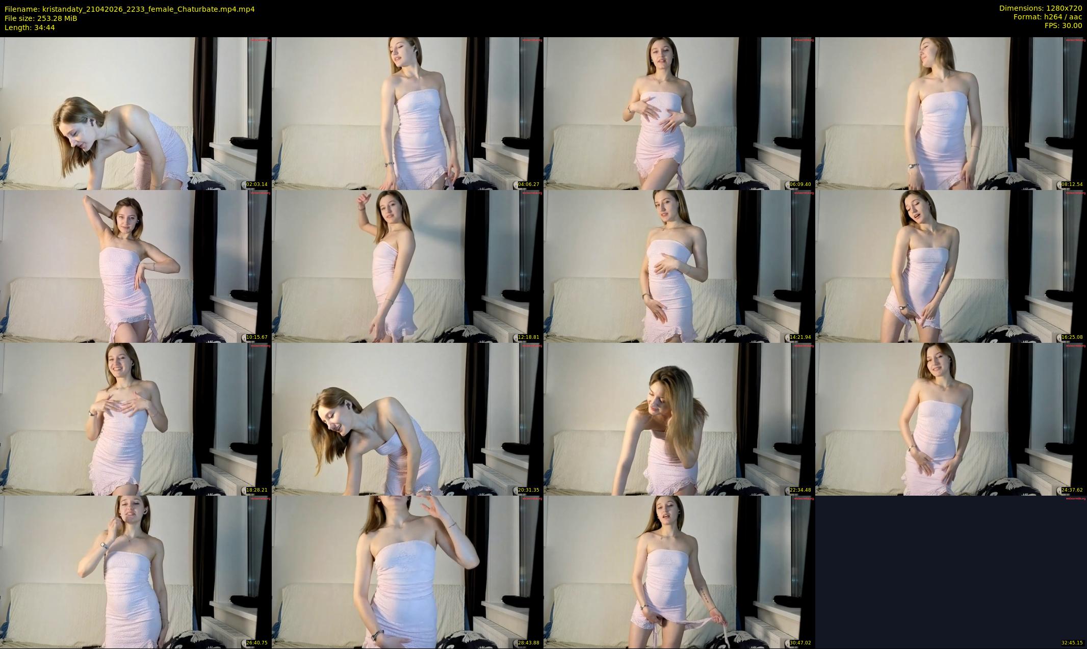 kristandaty — 35 minute Chaturbate female cam show recording, 720p, Apr 21, 2026