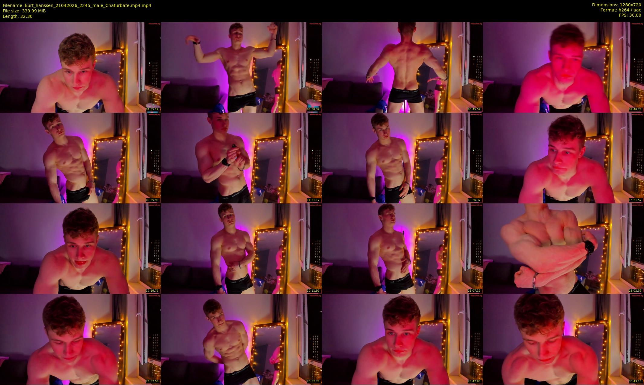 kurt_hanssen — 33 minute Chaturbate male cam show recording, 720p, Apr 21, 2026