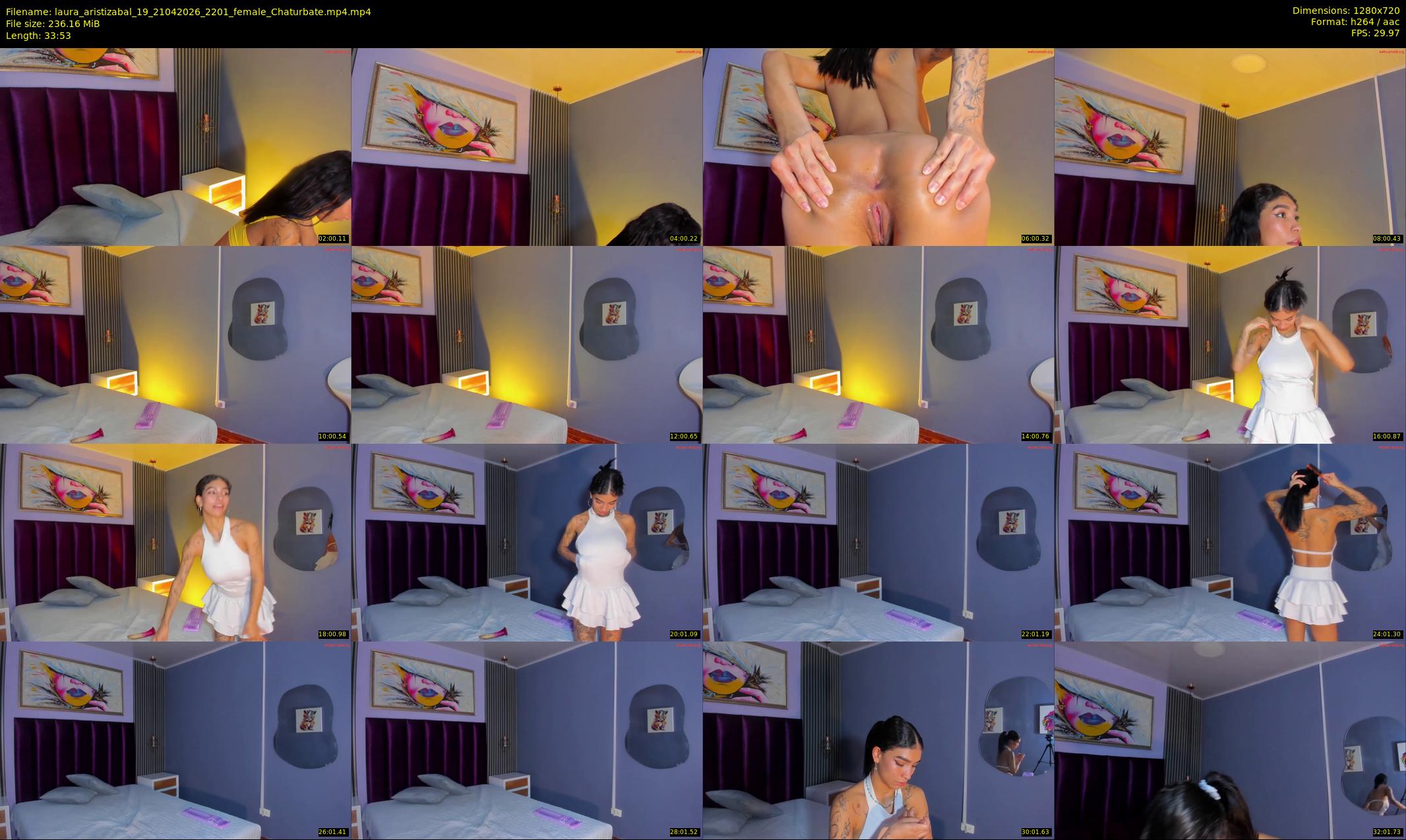laura_aristizabal_19 — 34 minute Chaturbate female cam show recording, 720p, Apr 21, 2026