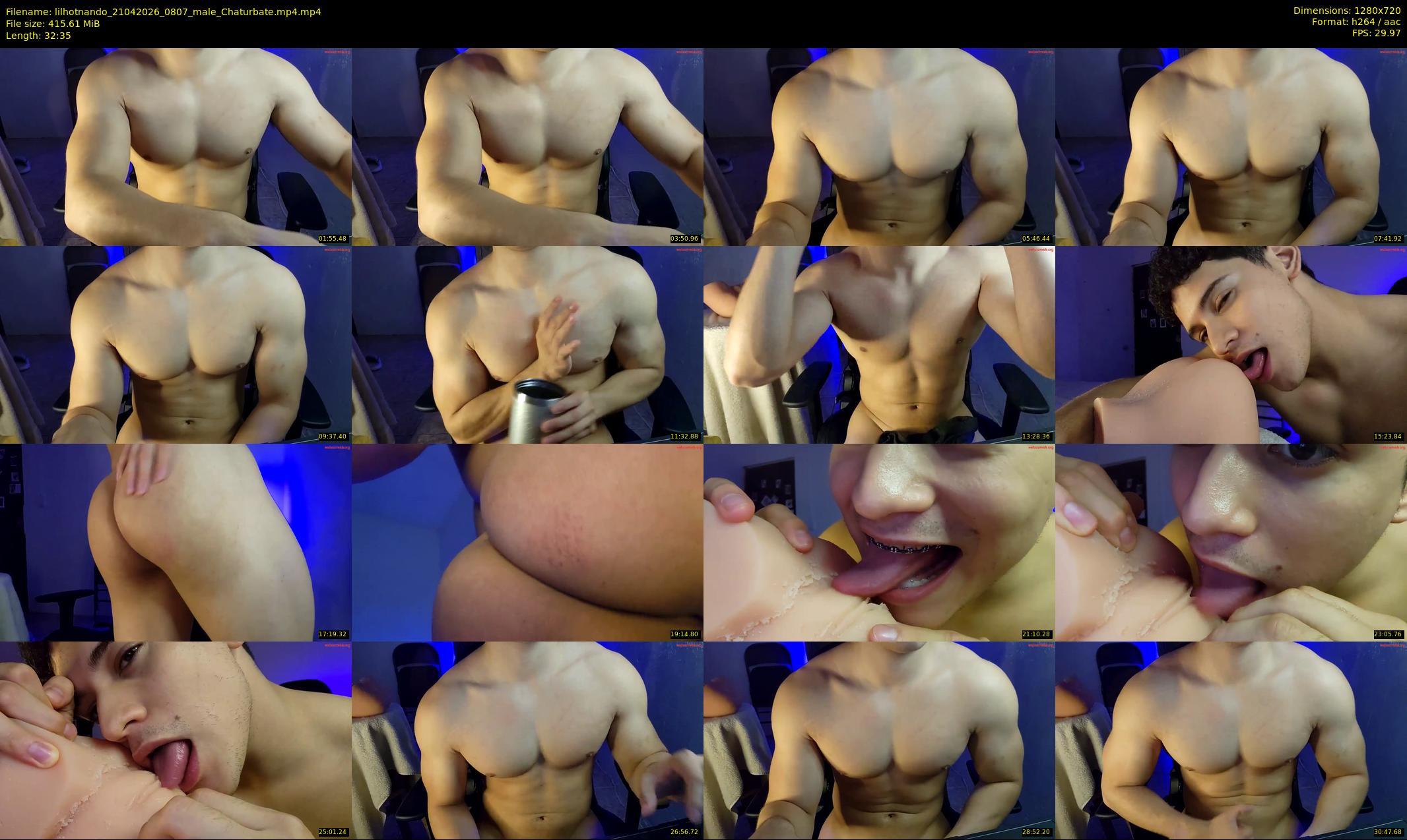 lilhotnando — 33 minute Chaturbate male cam show recording, 720p, Apr 21, 2026