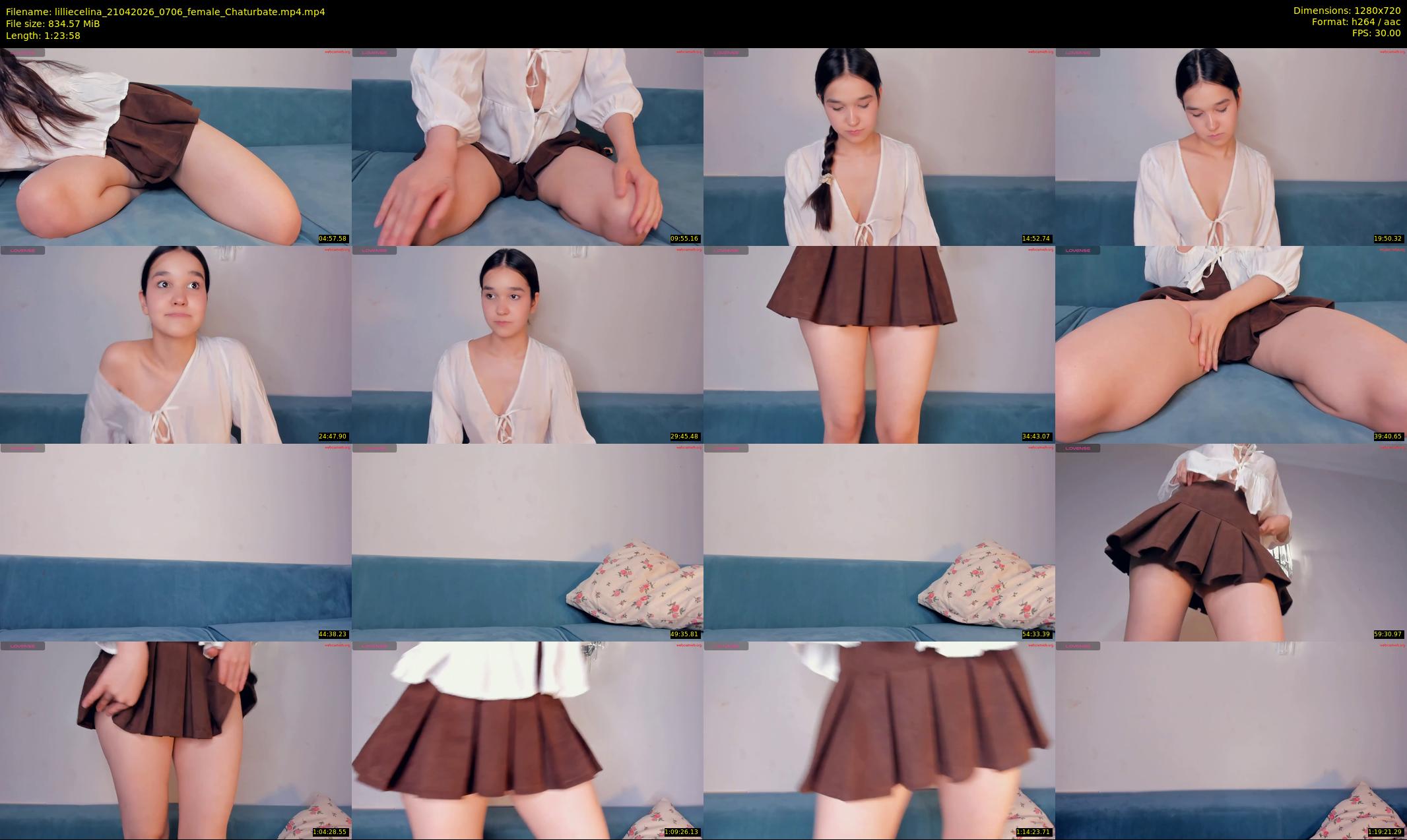 lilliecelina — 84 minute Chaturbate female cam show recording, 720p, Apr 21, 2026