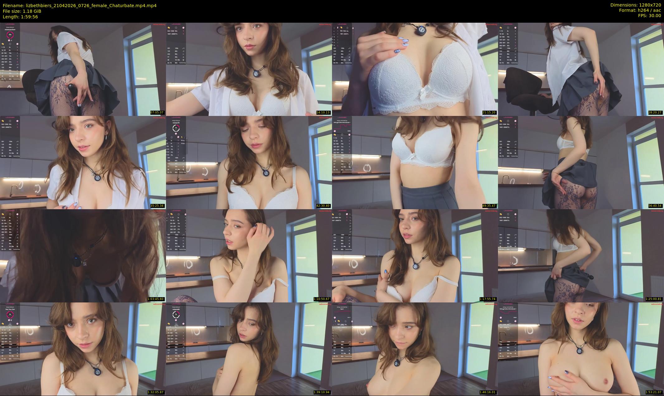 lizbethbiers — 120 minute Chaturbate female cam show recording, 720p, Apr 21, 2026