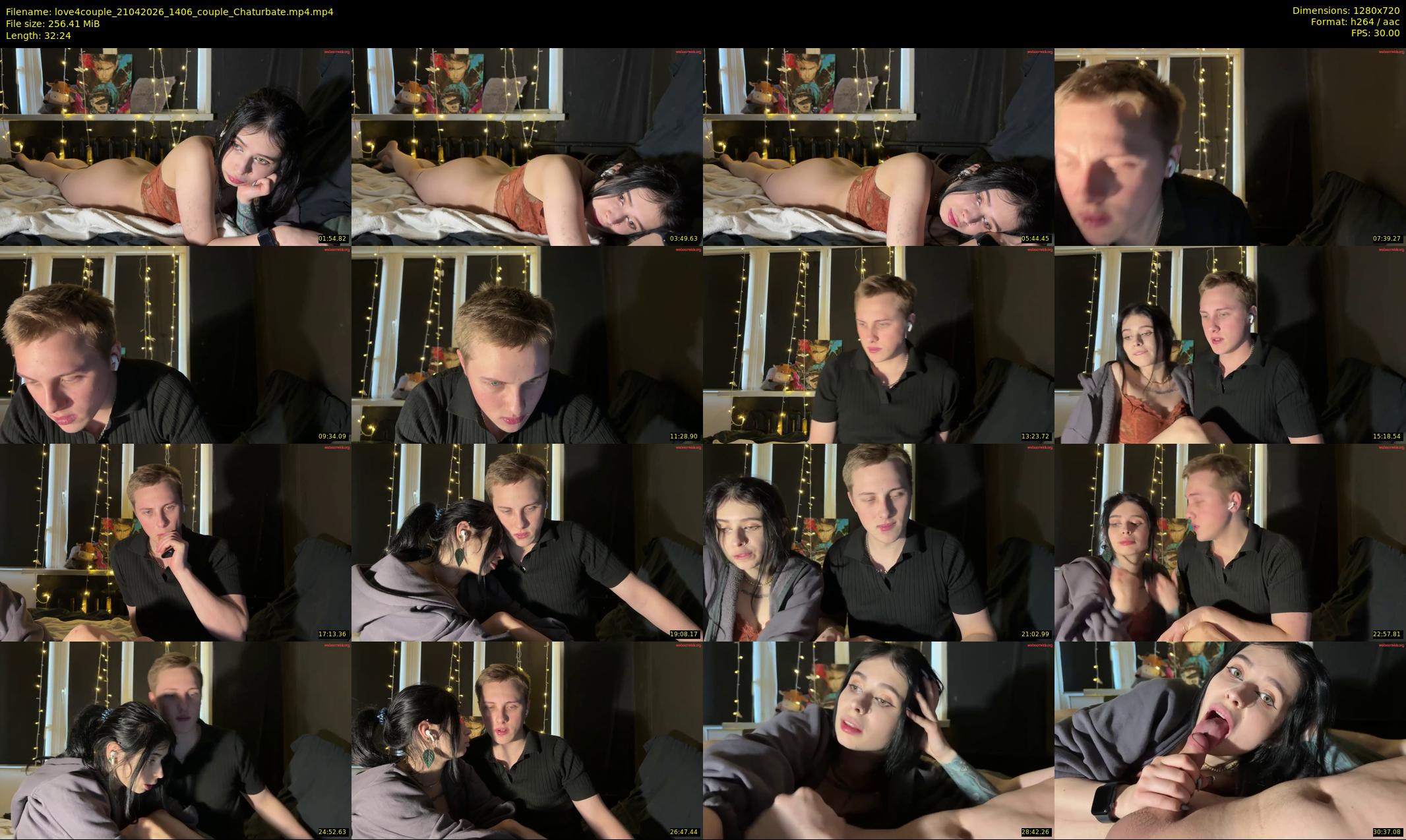 love4couple — 33 minute Chaturbate couple cam show recording, 720p, Apr 21, 2026