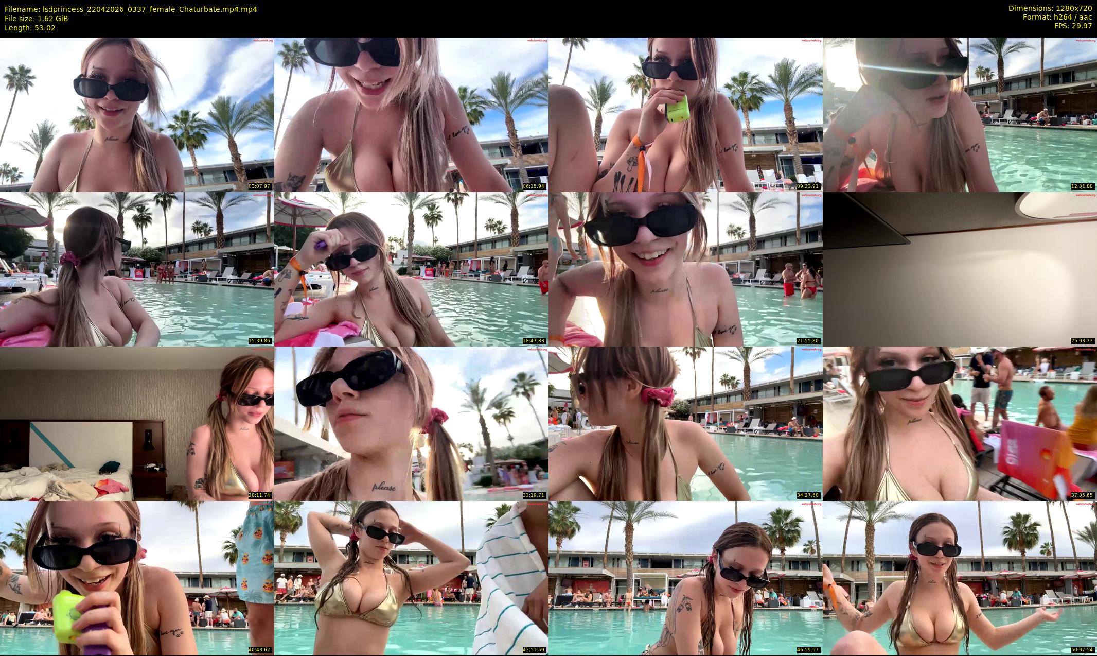 lsdprincess — 54 minute Chaturbate female cam show recording, 720p, Apr 22, 2026