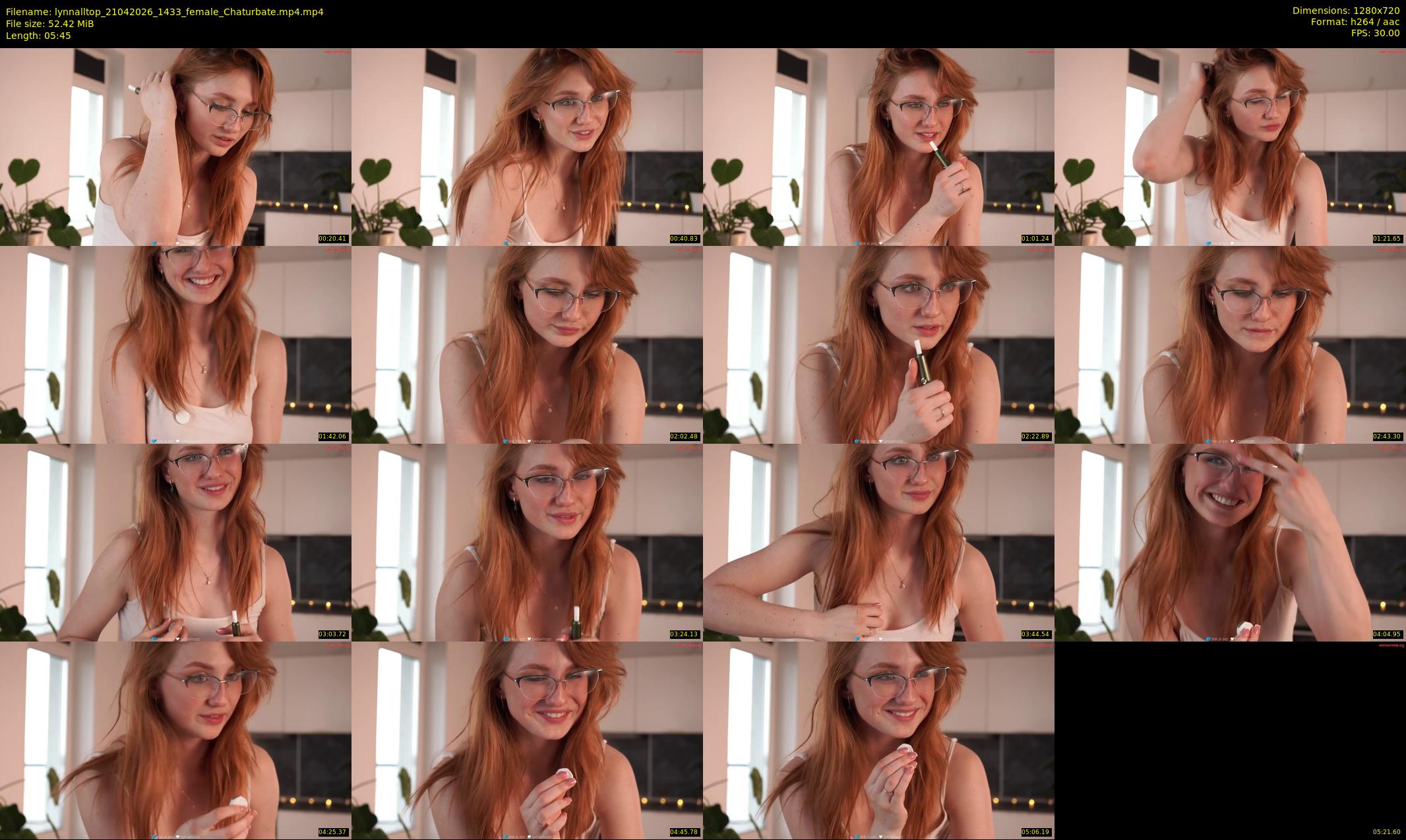 lynnalltop — 6 minute Chaturbate female cam show recording, 720p, Apr 21, 2026