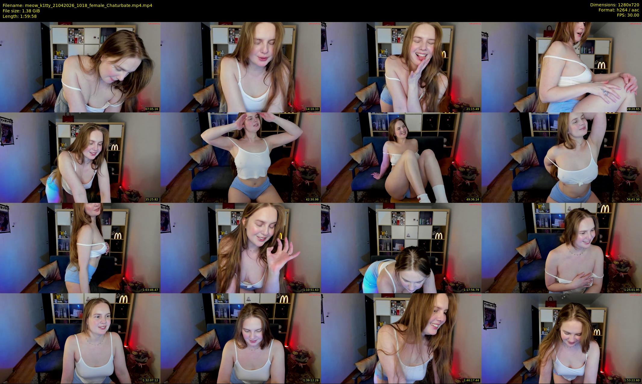 meow_k1tty — 120 minute Chaturbate female cam show recording, 720p, Apr 21, 2026