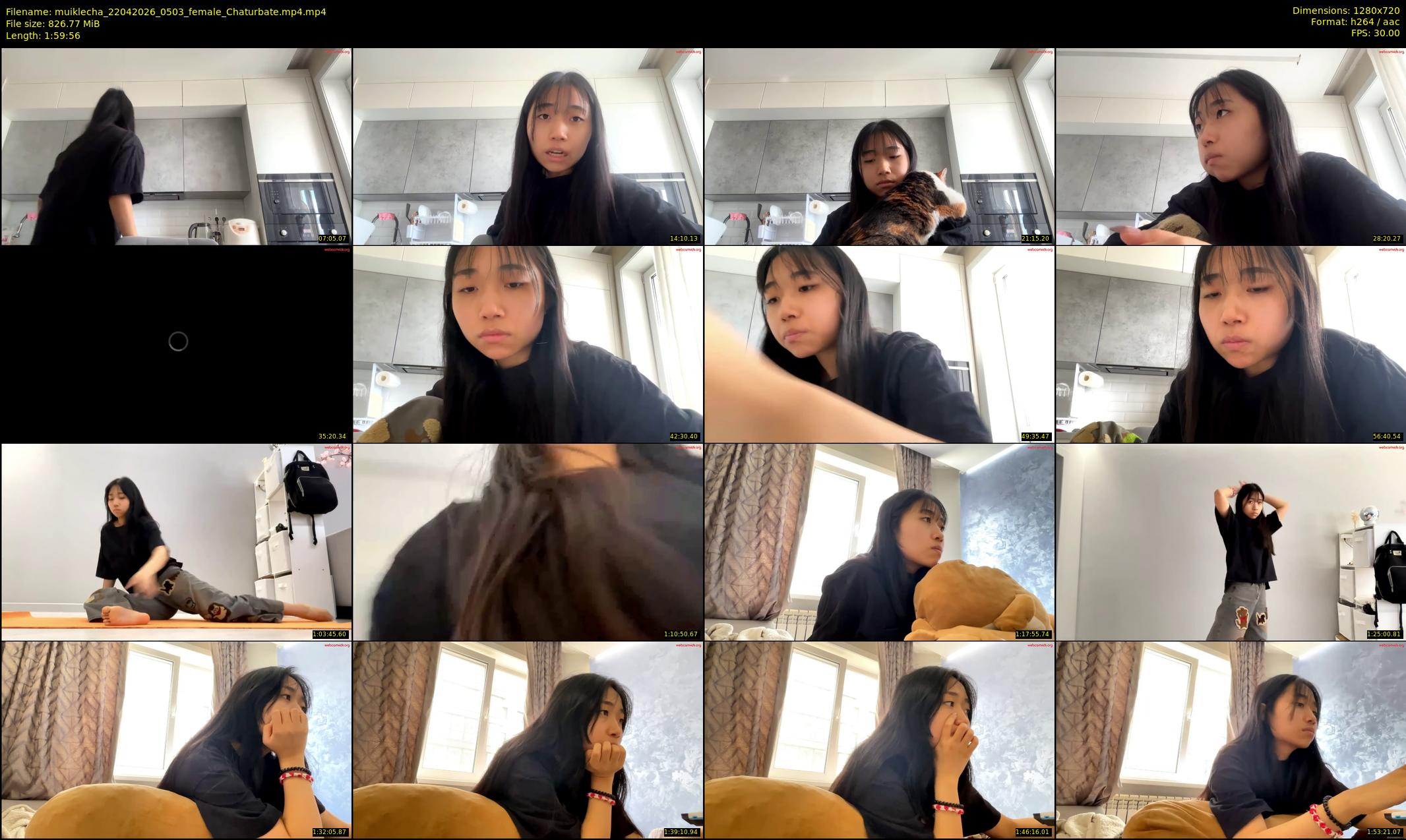 muiklecha — 120 minute Chaturbate female cam show recording, 720p, Apr 22, 2026
