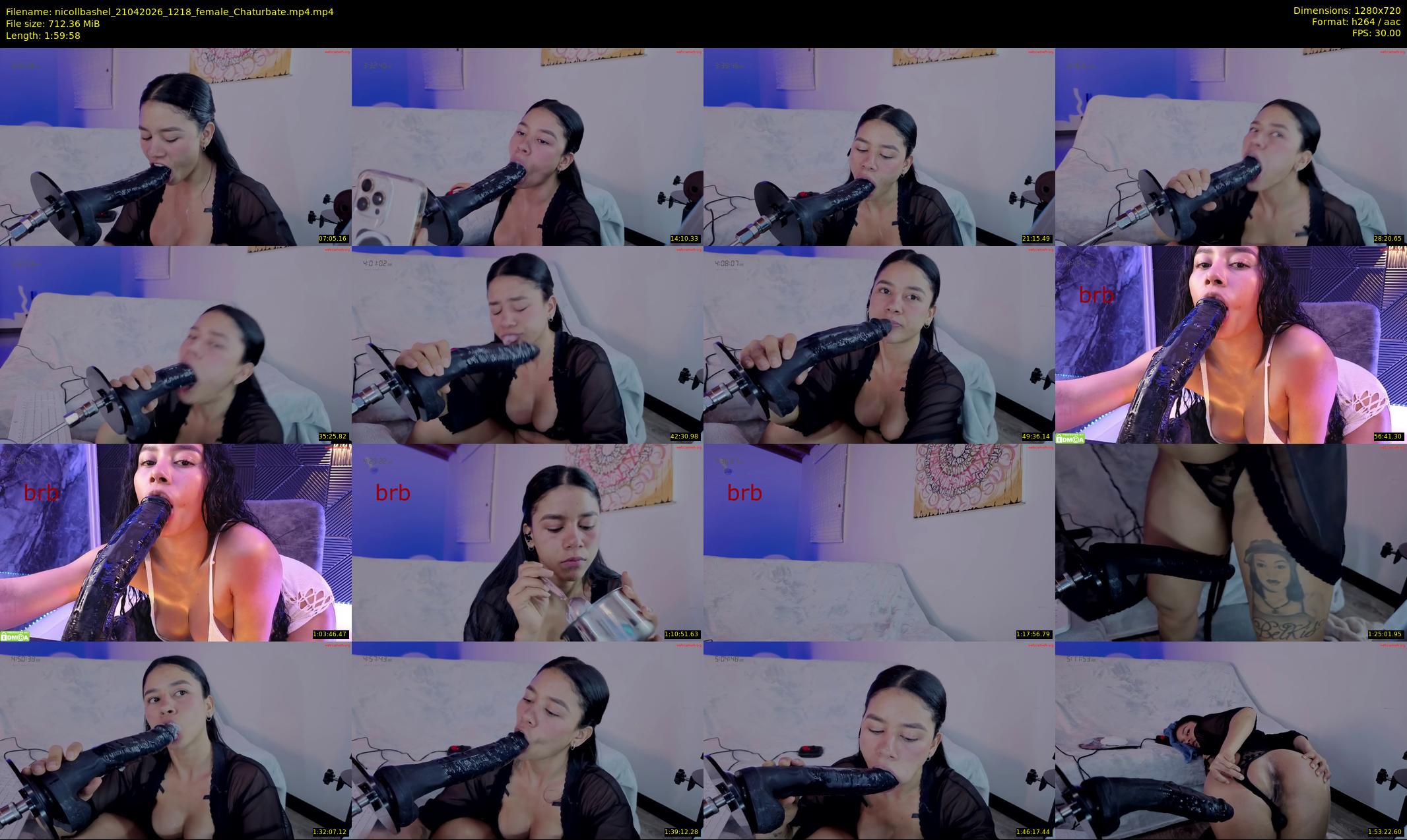 nicollbashel — 120 minute Chaturbate female cam show recording, 720p, Apr 21, 2026