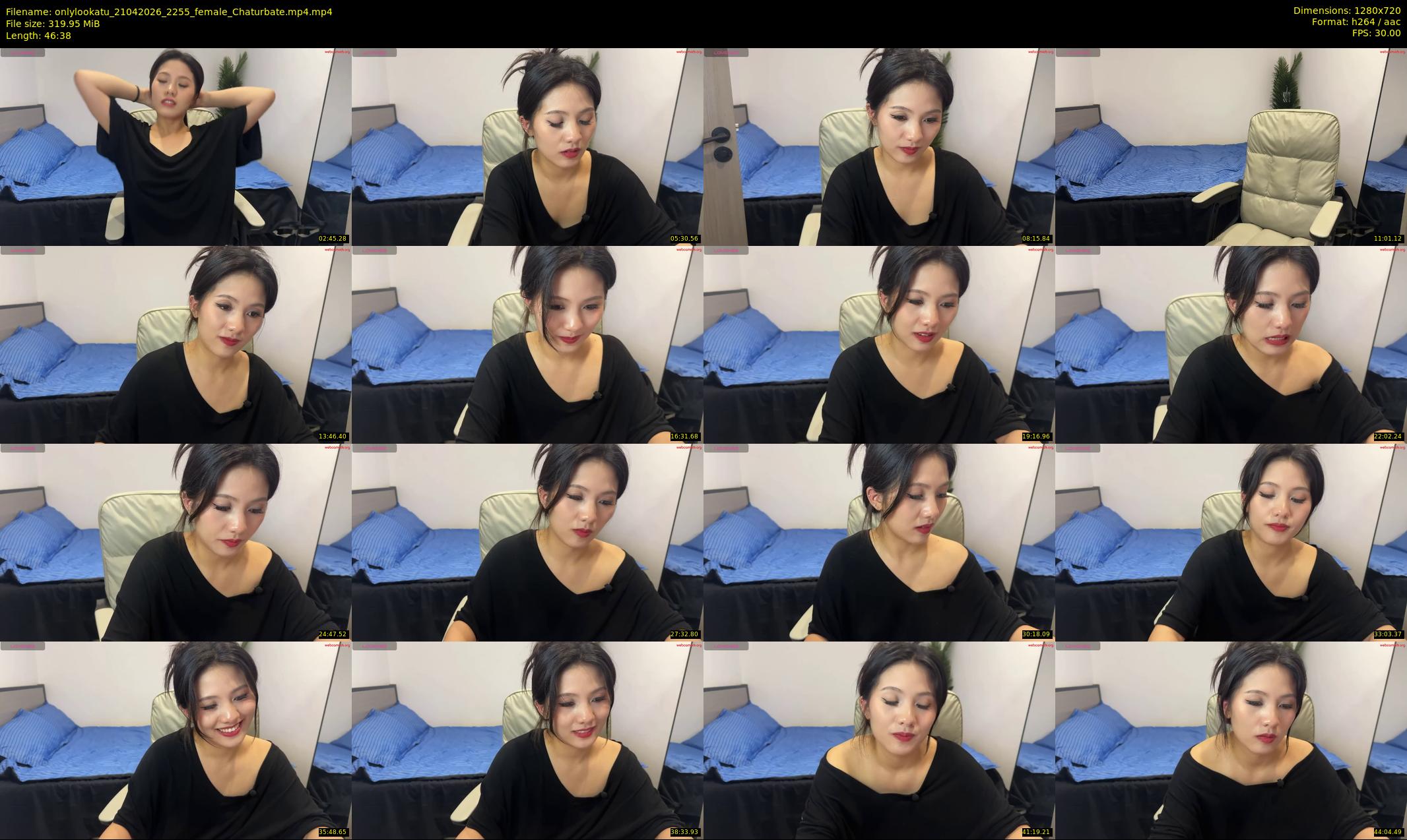onlylookatu — 47 minute Chaturbate female cam show recording, 720p, Apr 21, 2026