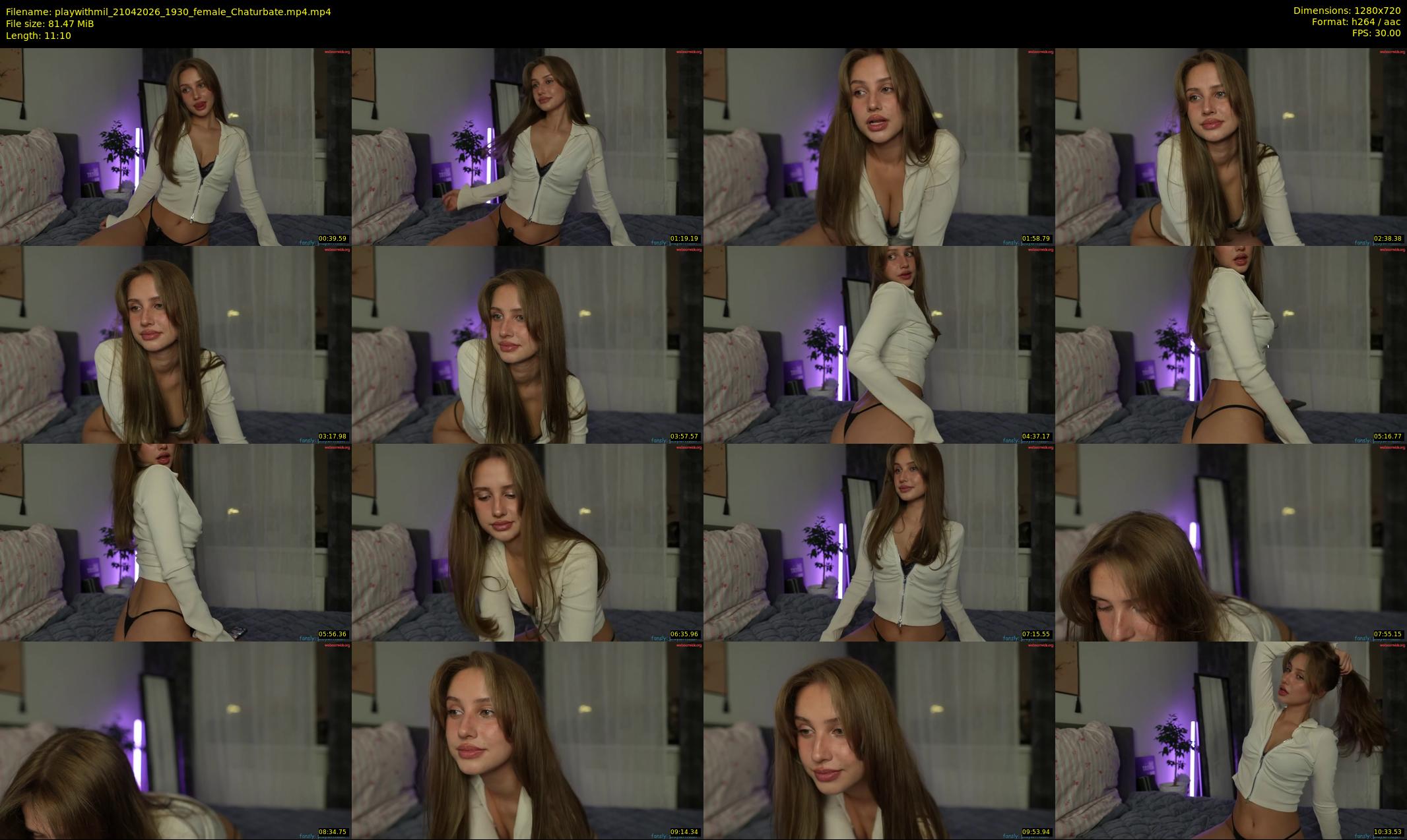 playwithmil — 12 minute Chaturbate couple cam show recording, 720p, Apr 21, 2026