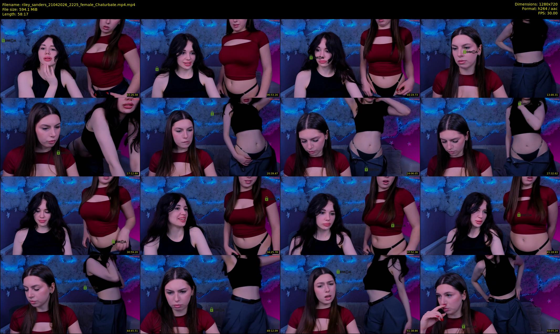 riley_sanders — 59 minute Chaturbate couple cam show recording, 720p, Apr 21, 2026