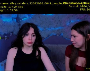 riley_sanders — 120 minute Chaturbate couple cam show recording, 720p, Apr 22, 2026
