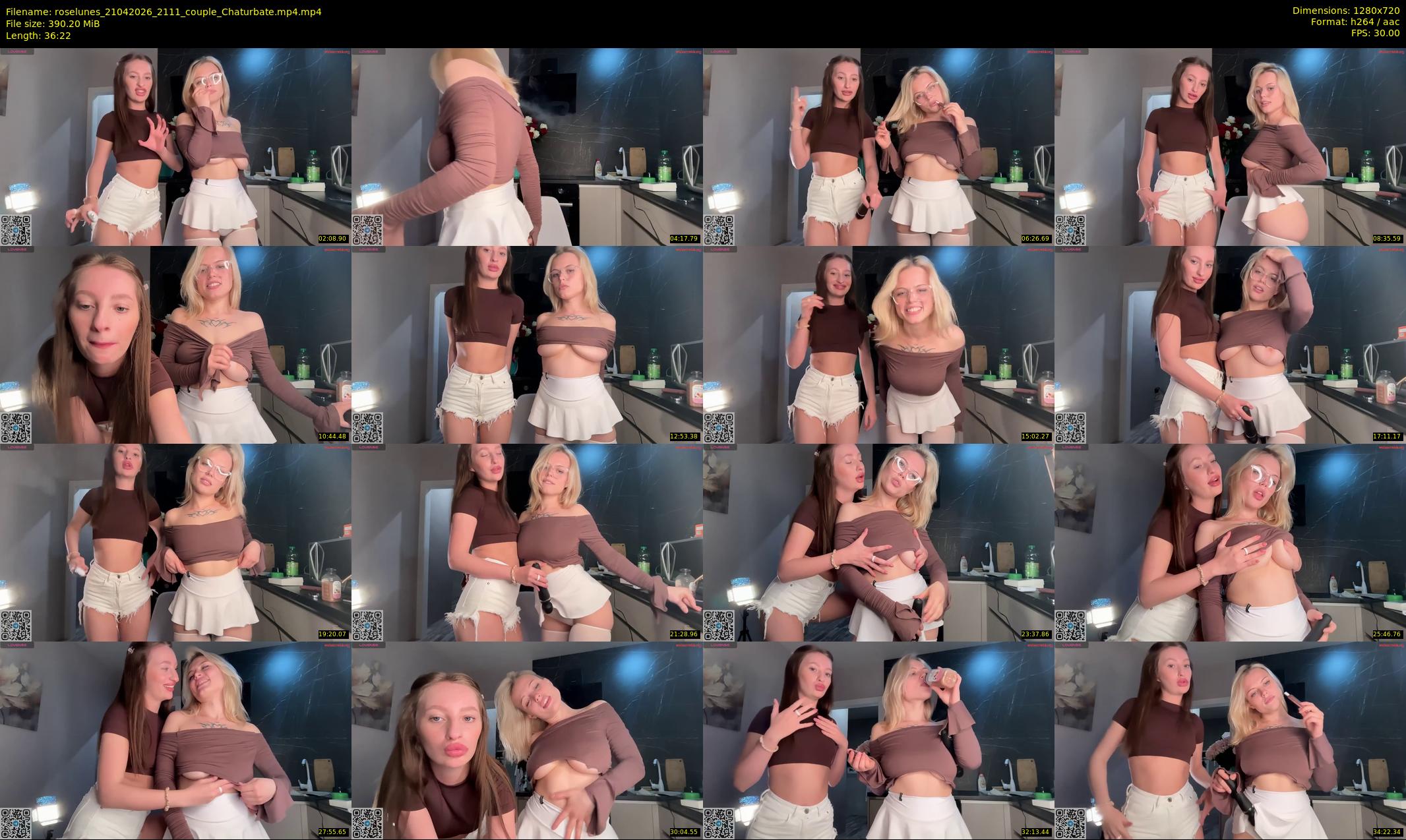 roselunes — 37 minute Chaturbate female cam show recording, 720p, Apr 21, 2026