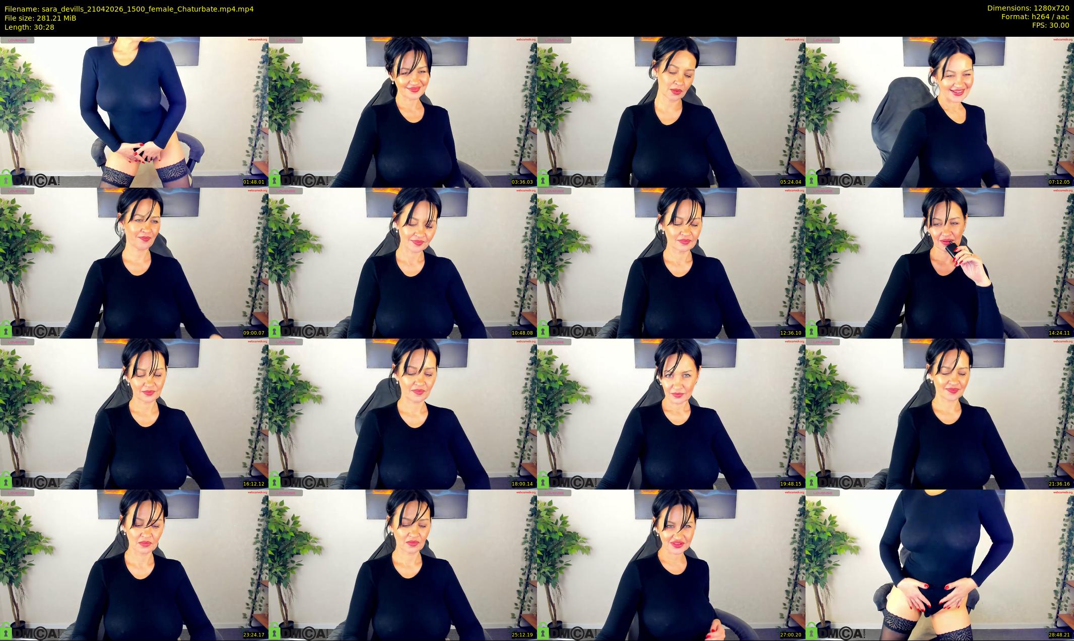 sara_devills — 31 minute Chaturbate female cam show recording, 720p, Apr 21, 2026
