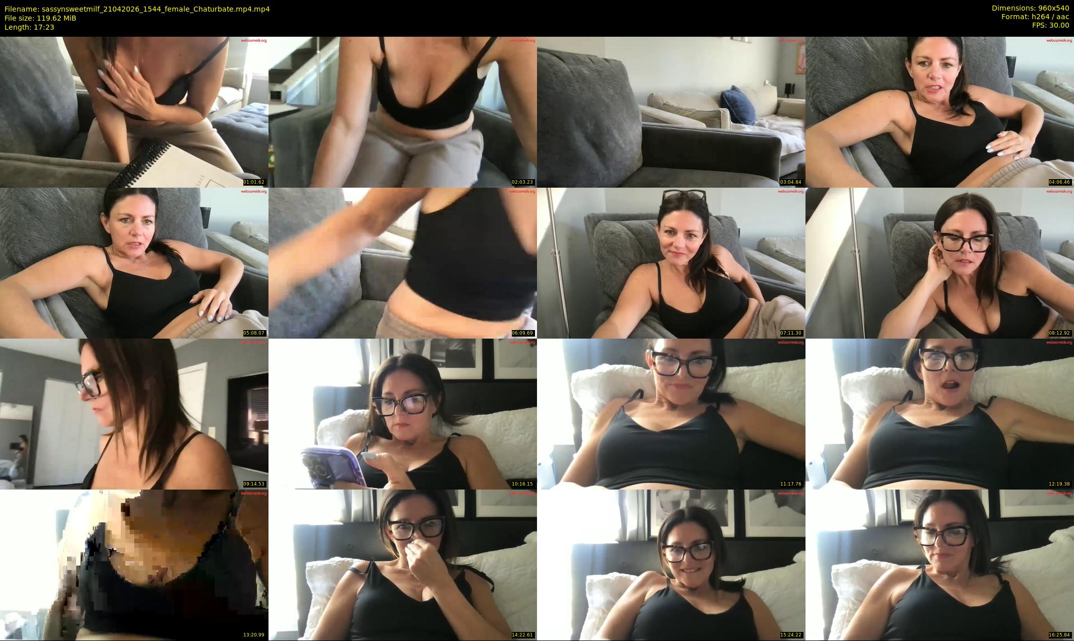 sassynsweetmilf — 18 minute Chaturbate female cam show recording, 480p, Apr 21, 2026