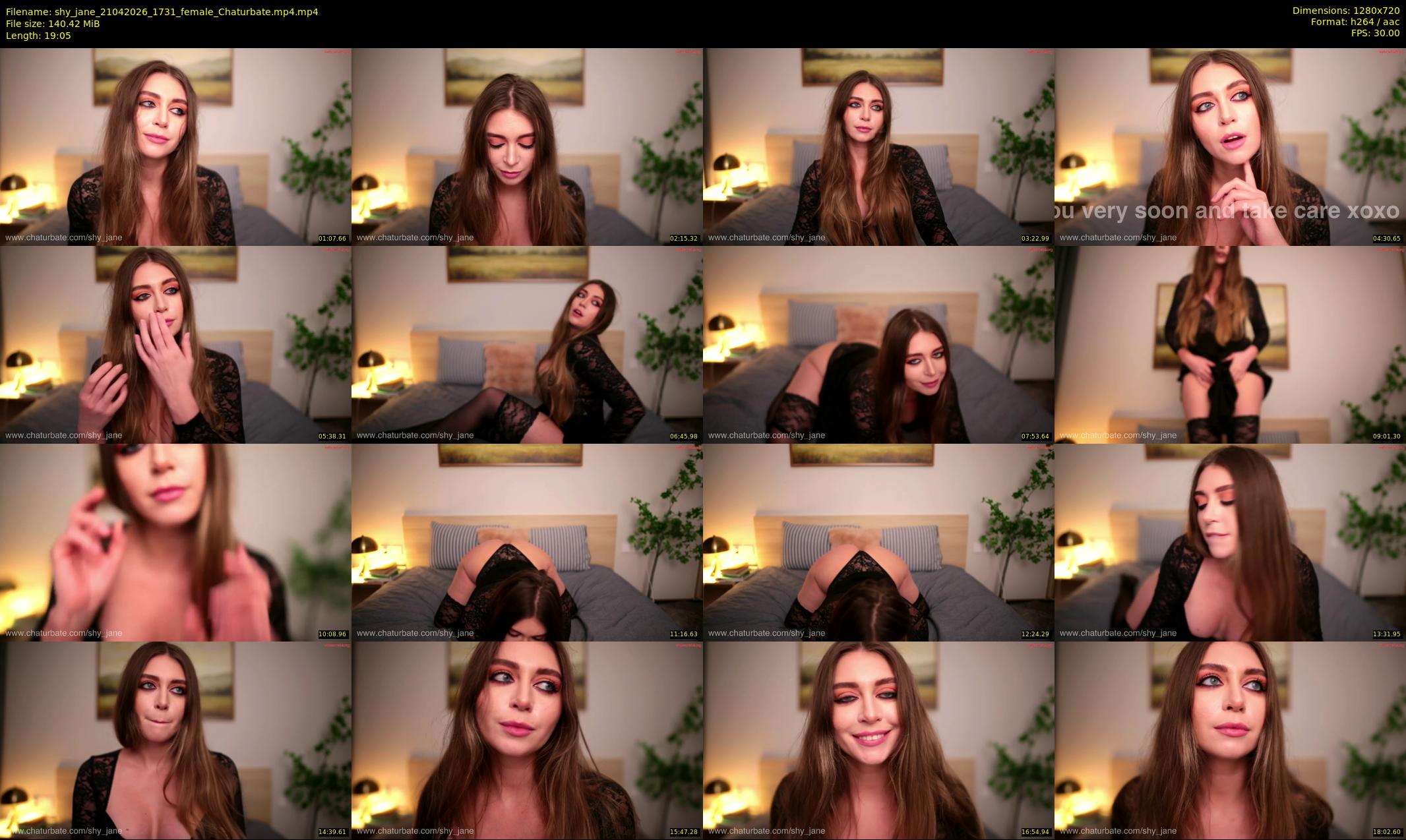 shy_jane — 20 minute Chaturbate female cam show recording, 720p, Apr 21, 2026