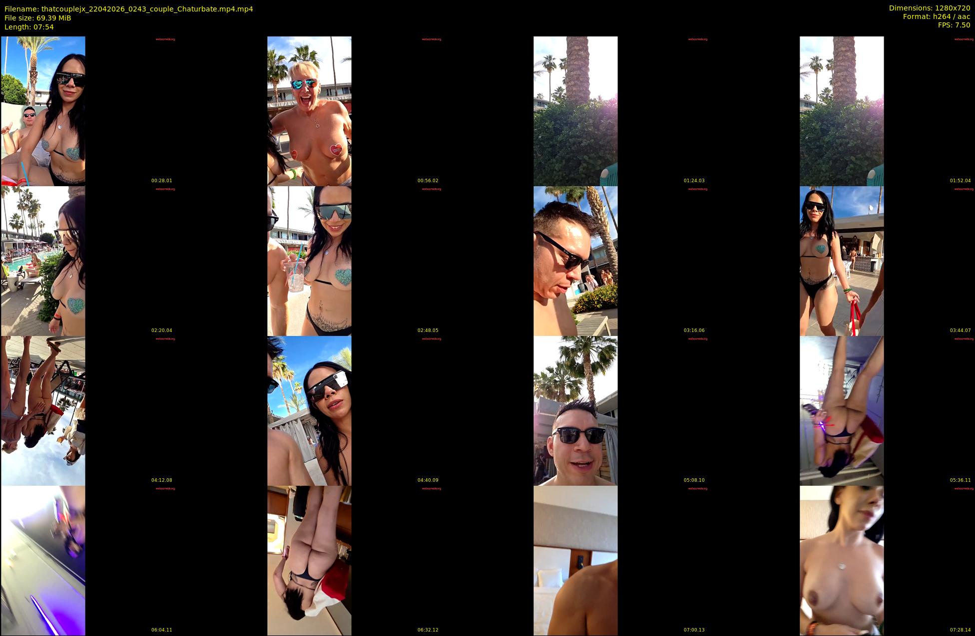 thatcouplejx — 8 minute Chaturbate couple cam show recording, 720p, Apr 22, 2026