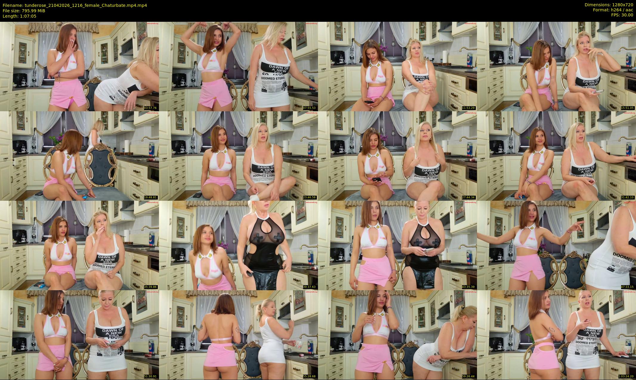 tunderose — 68 minute Chaturbate female cam show recording, 720p, Apr 21, 2026